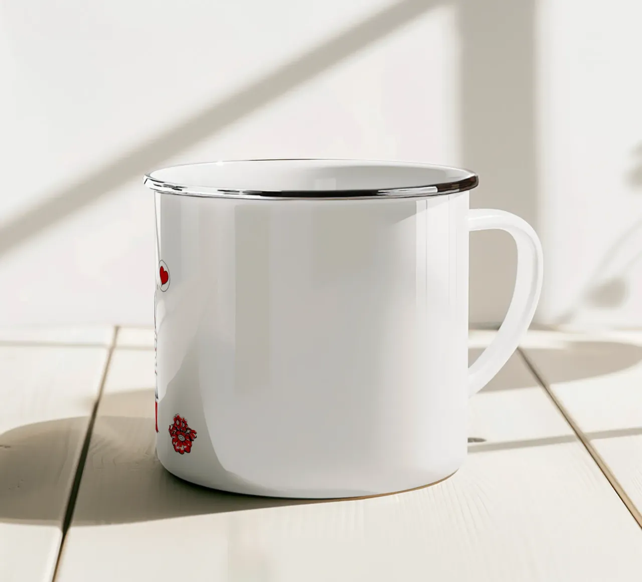 Pferdemädchen tazza in smalto da Pferdemädchen