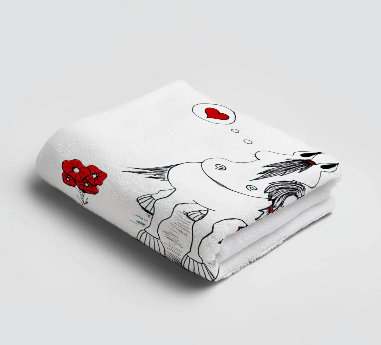 Pferdemädchen serviette de bain de Pferdemädchen