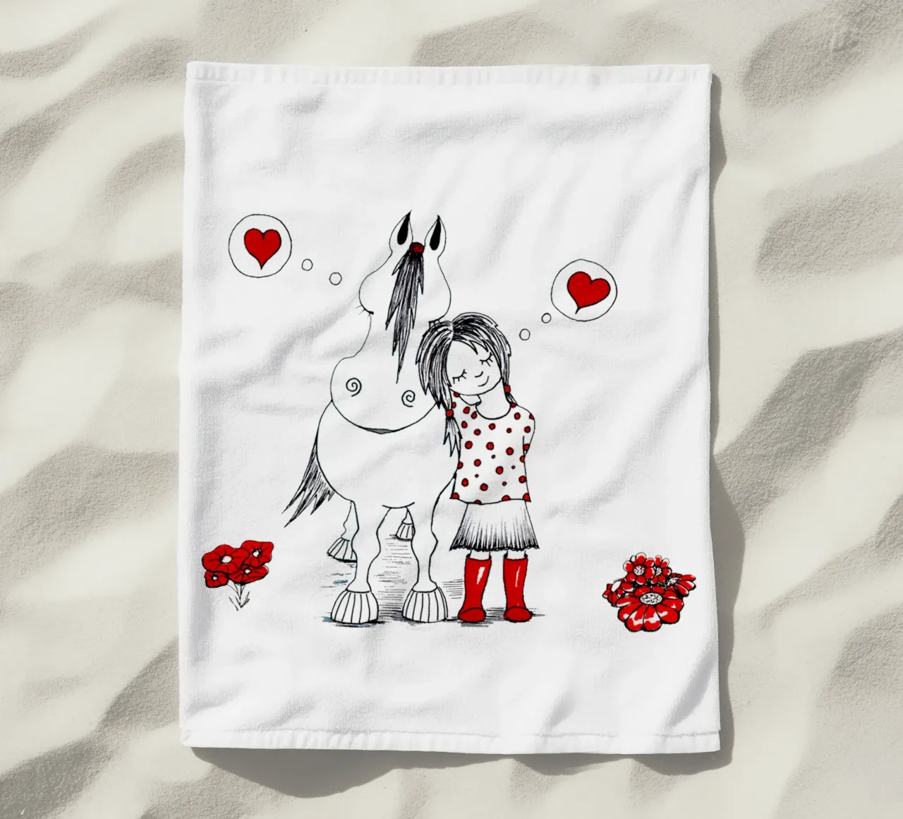 Pferdemädchen telo mare da Pferdemädchen