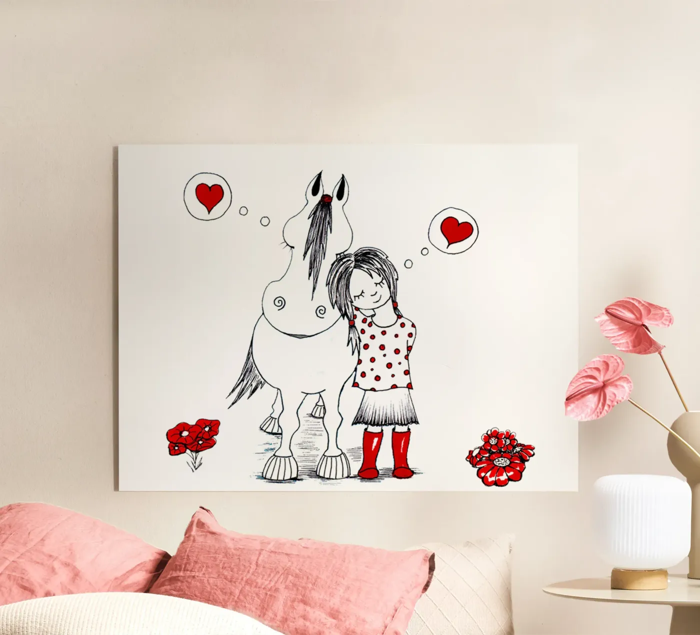 Pferdemädchen plexiglass da Pferdemädchen