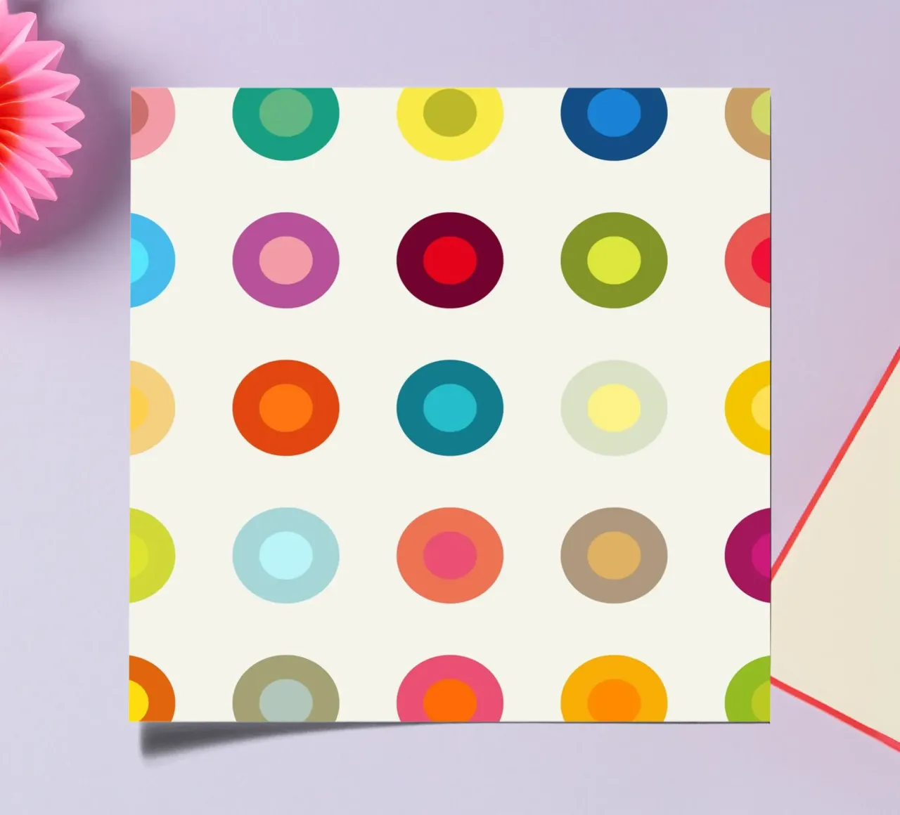 Retro Colourful Circle sticker sheet by JaySan Studio