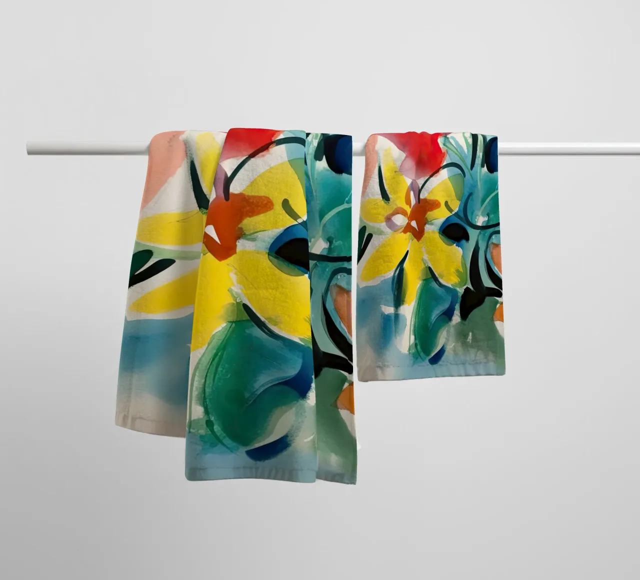 Esplosione floreale asciugamano da bagno da DaarbyN