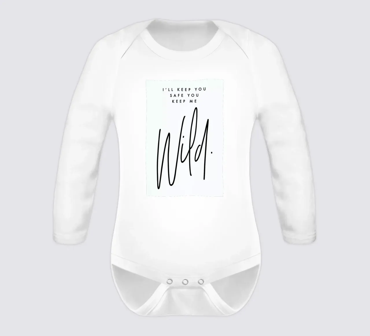 I'll Keep You Safe Langarm Babybody von Honeymoon Hotel