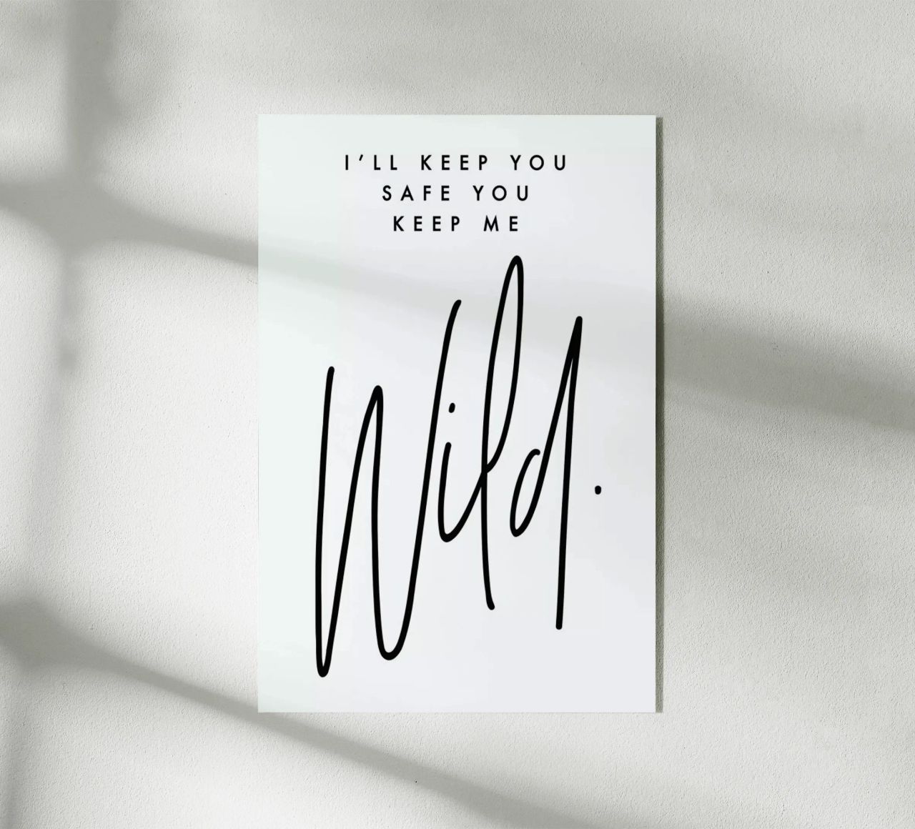 I'll Keep You Safe plexiglass da Honeymoon Hotel
