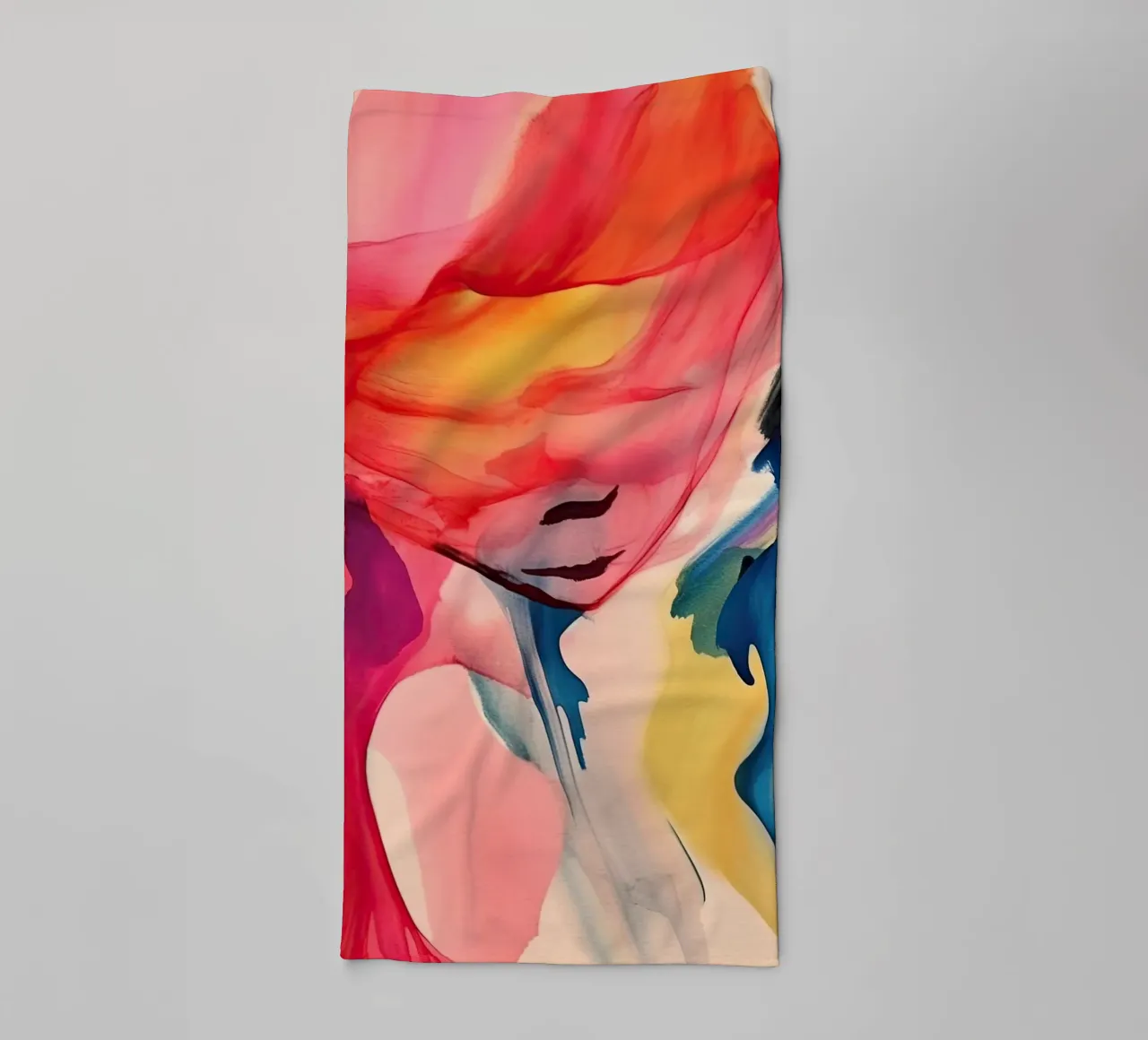 Silenzio colorato asciugamano da bagno da DaarbyN