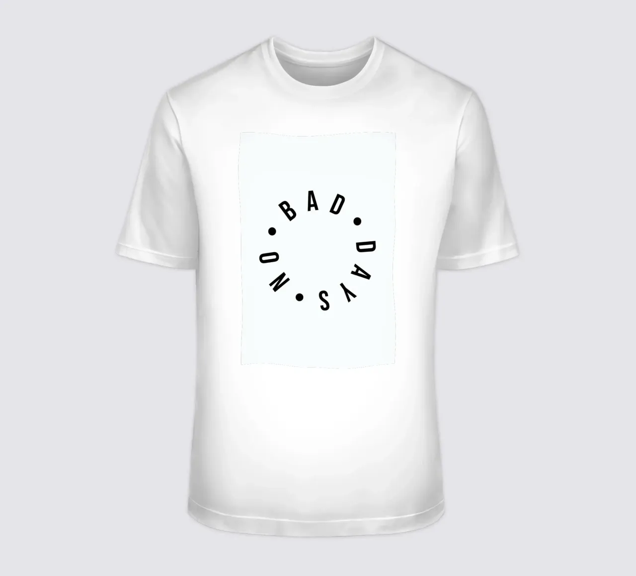 No Bad Days Typography Positive Quote t-shirt da Honeymoon Hotel