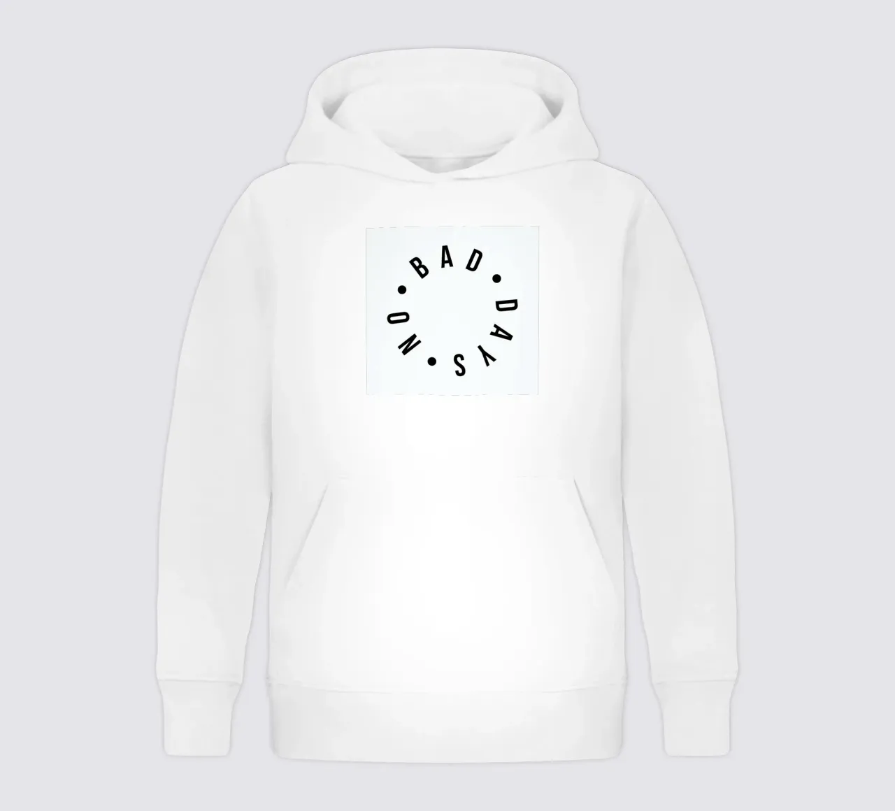 No Bad Days Typography Positive Quote felpa bambino con cappuccio da Honeymoon Hotel