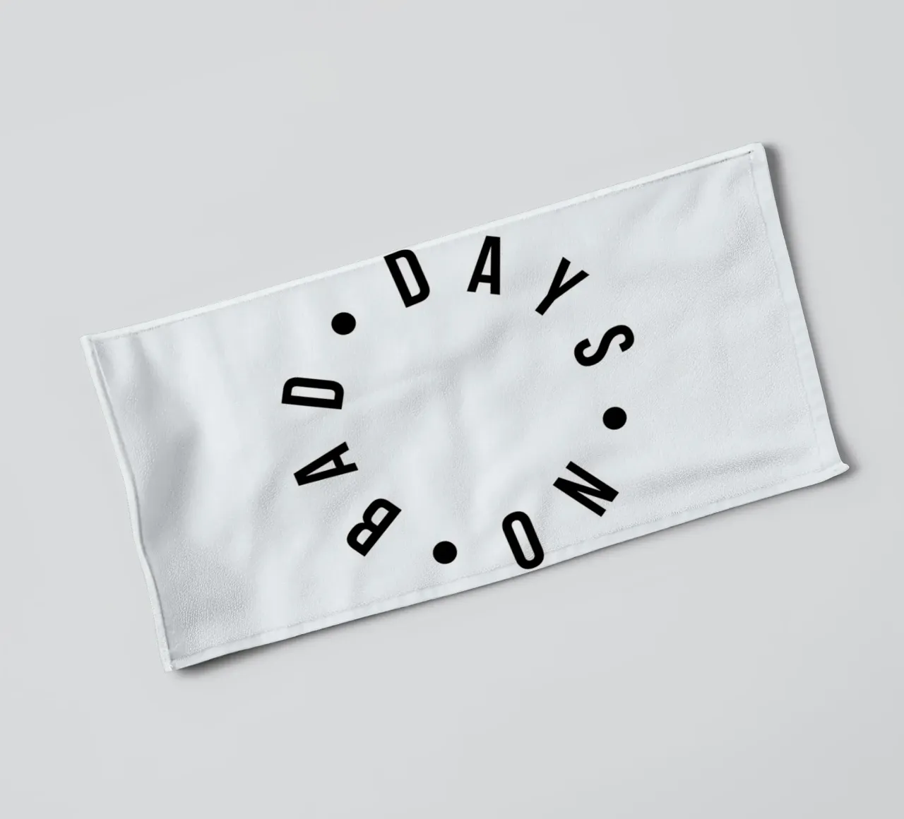 No Bad Days Typography Positive Quote asciugamano da bagno da Honeymoon Hotel