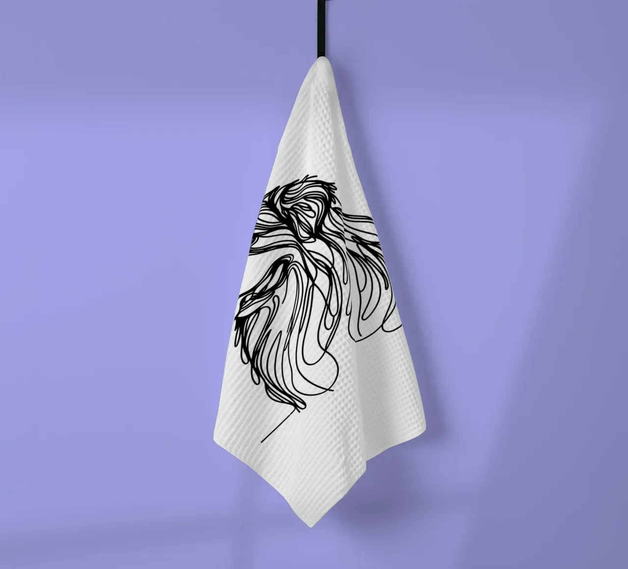 Bouvier bernois Dessin au trait torchon de WijdevenDesign