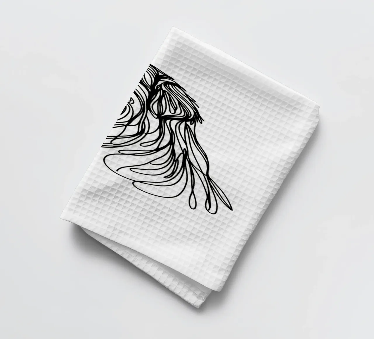 Bouvier bernois Dessin au trait torchon de WijdevenDesign