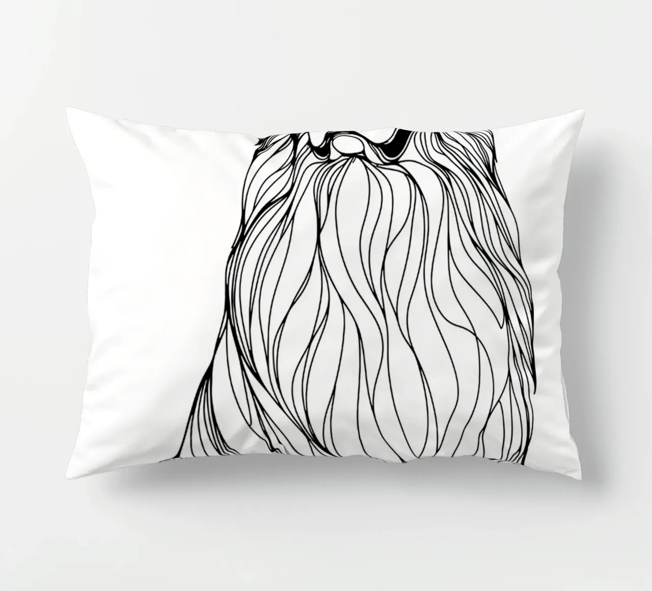 Bouvier bernois Dessin au trait coussin de WijdevenDesign