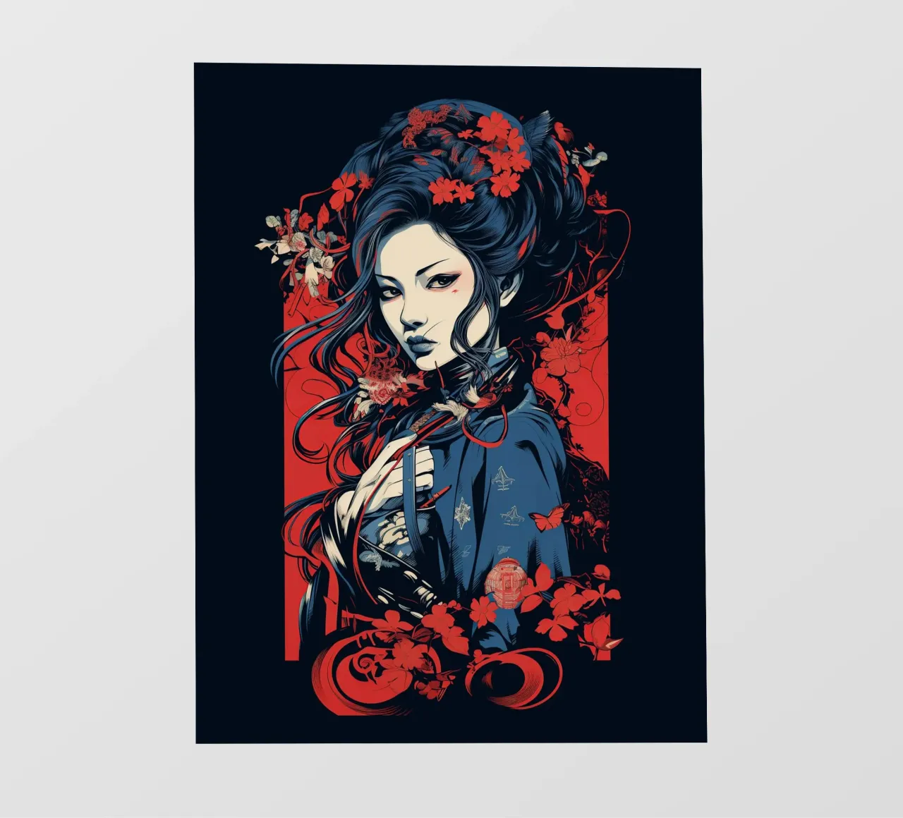 Mineko Geisha telo in pvc da 2toastdesign