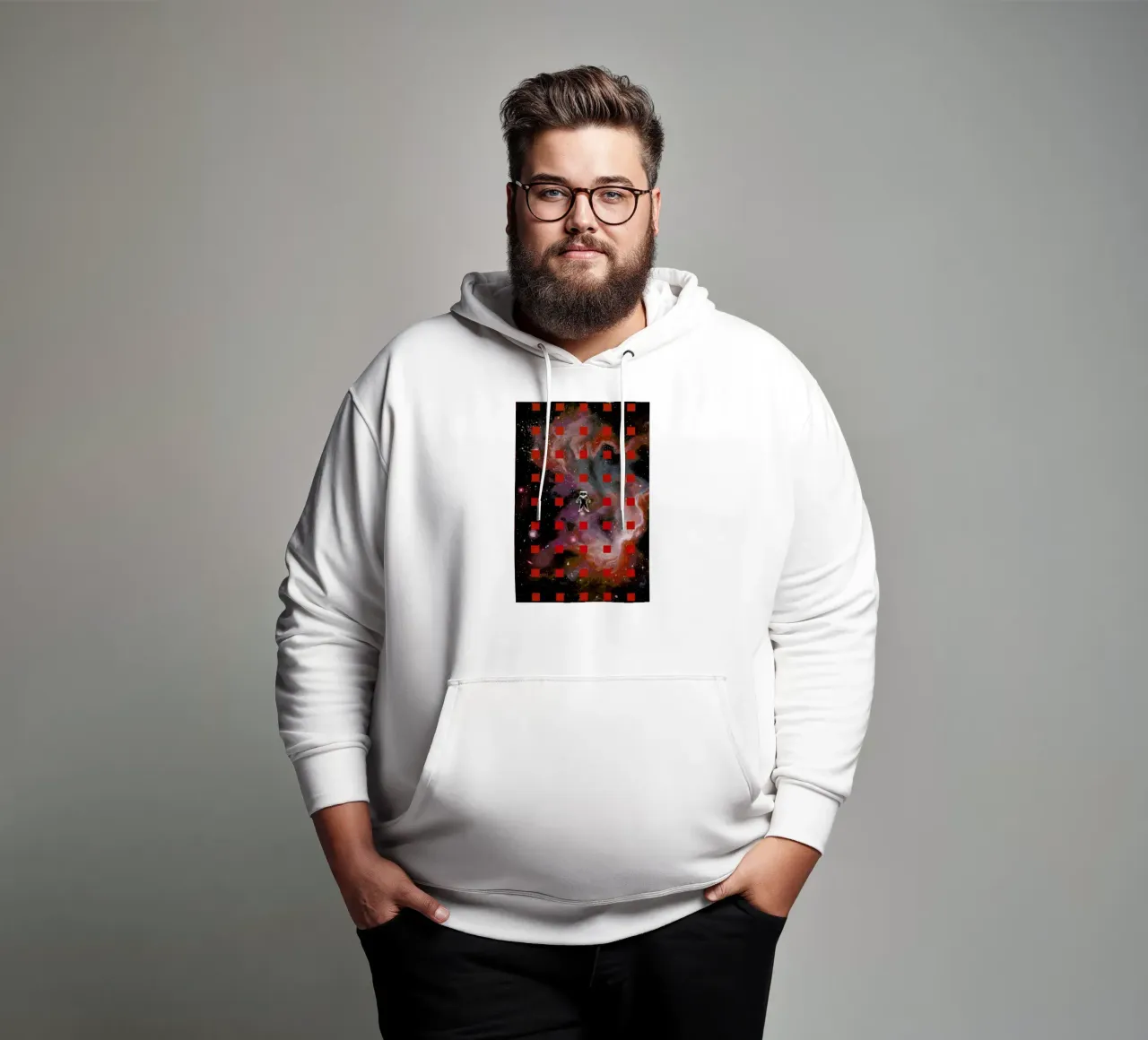 Lost In Red sudadera con capucha de Jared Yamahata