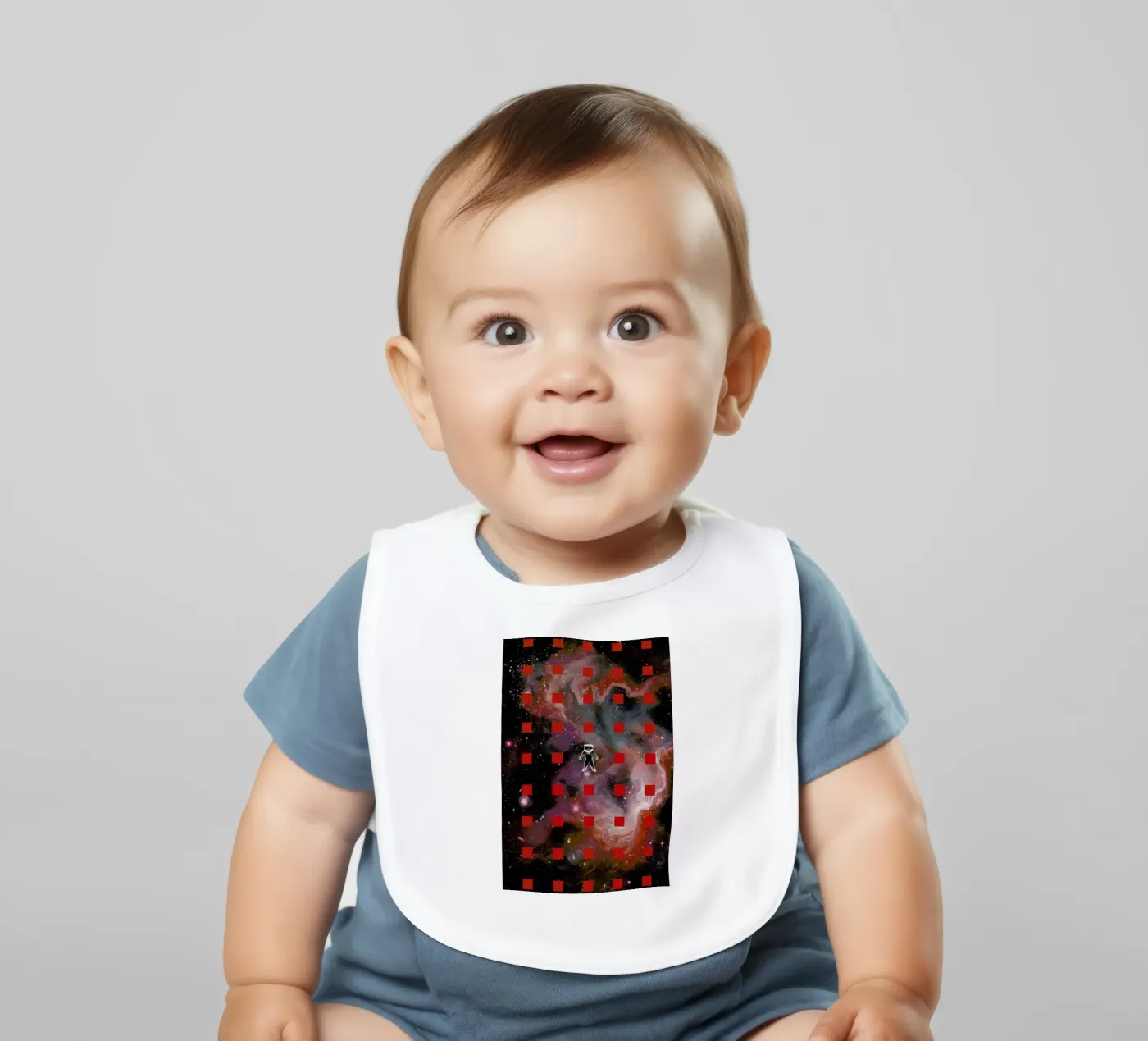 Lost In Red Babylätzchen von Jared Yamahata