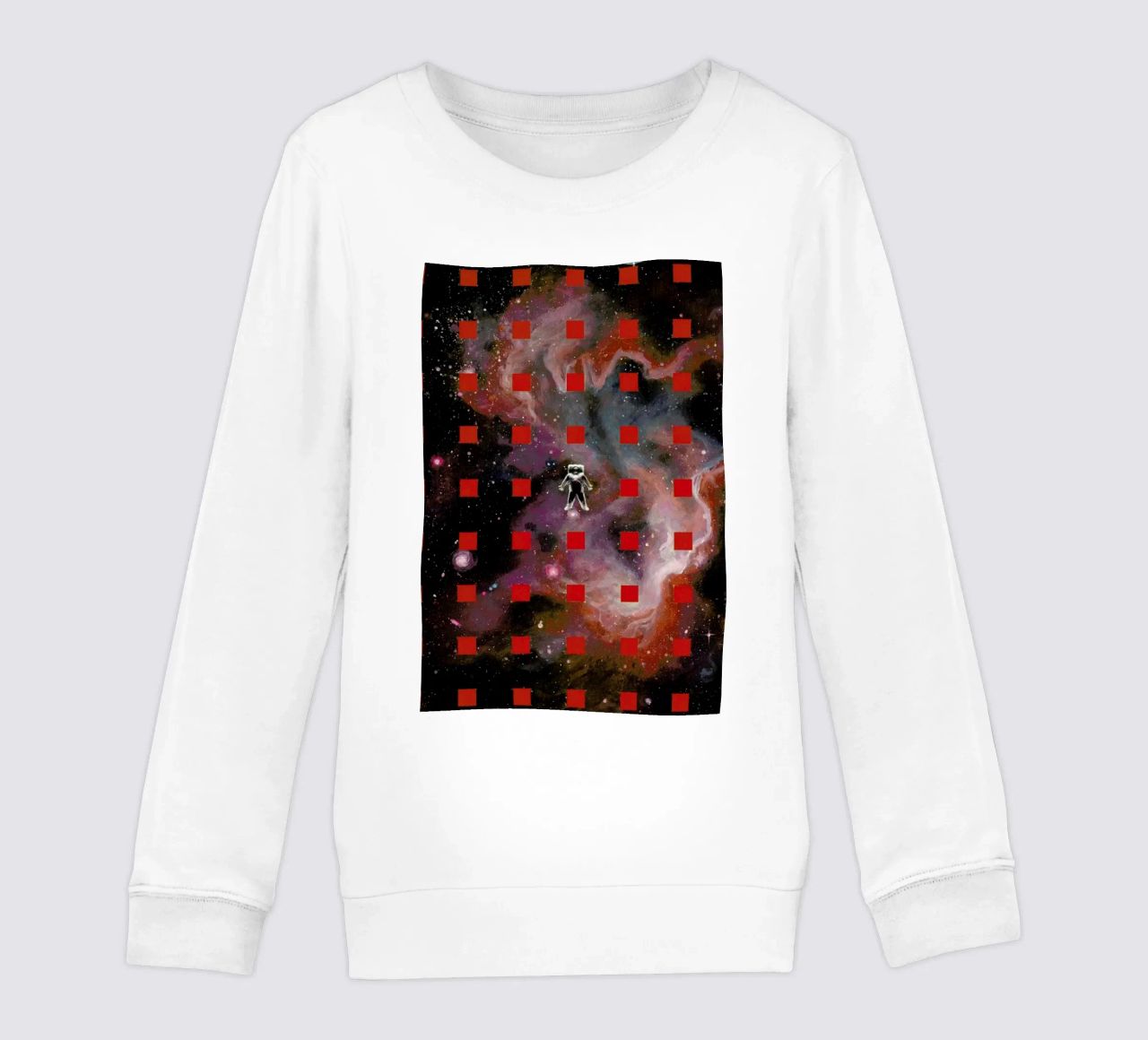 Lost In Red felpa bambino da Jared Yamahata
