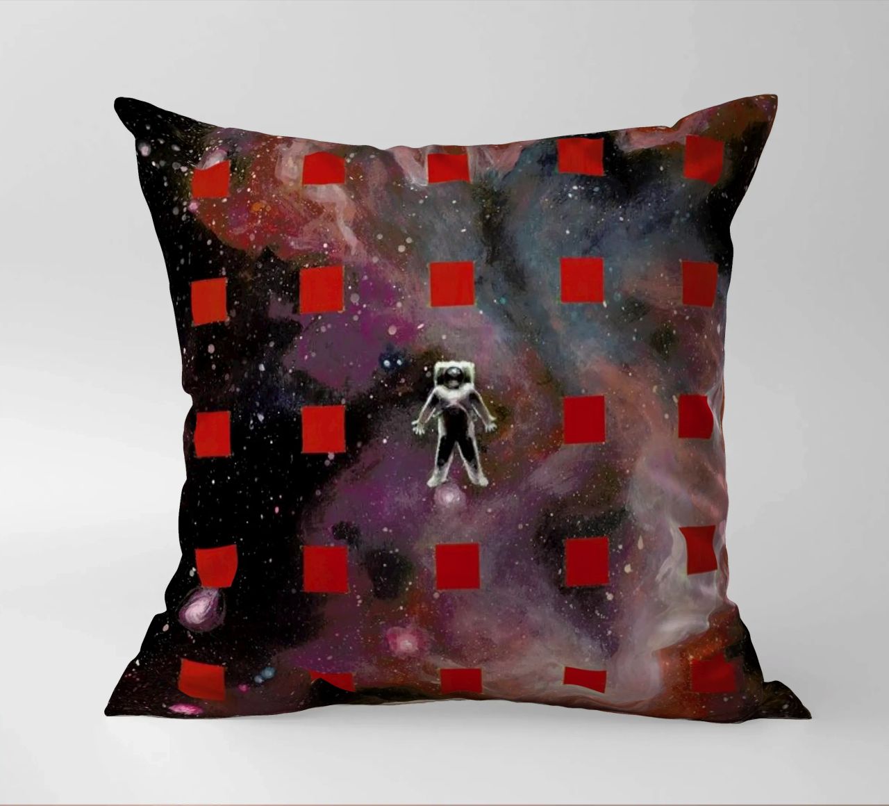 Lost In Red cuscino da Jared Yamahata