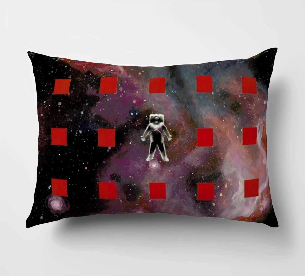 Lost In Red cuscino da Jared Yamahata