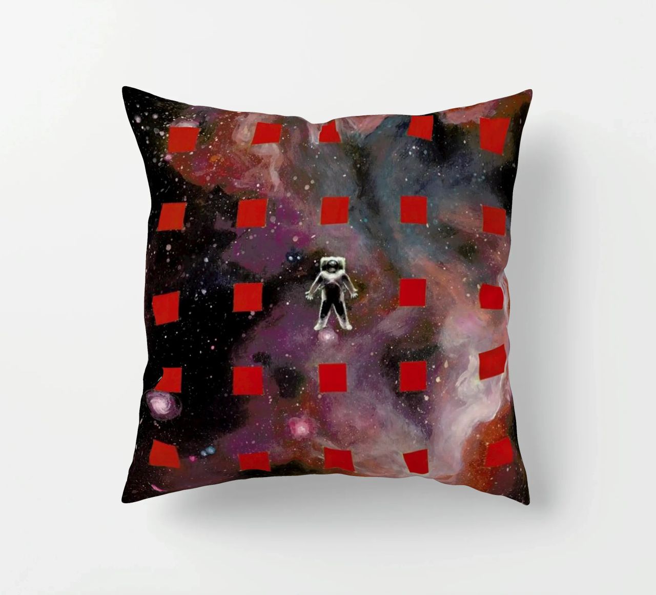 Lost In Red cuscino da Jared Yamahata