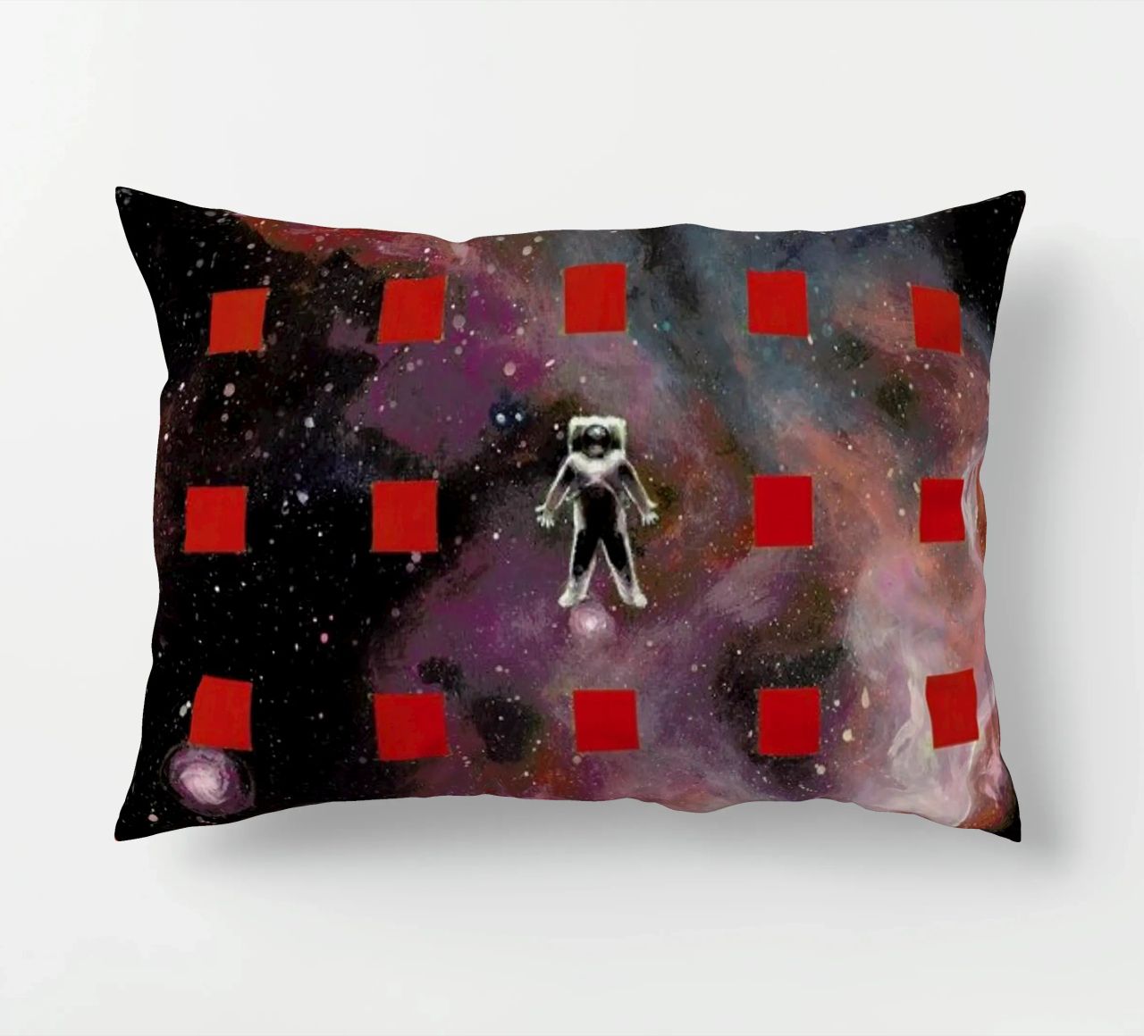 Lost In Red cuscino da Jared Yamahata