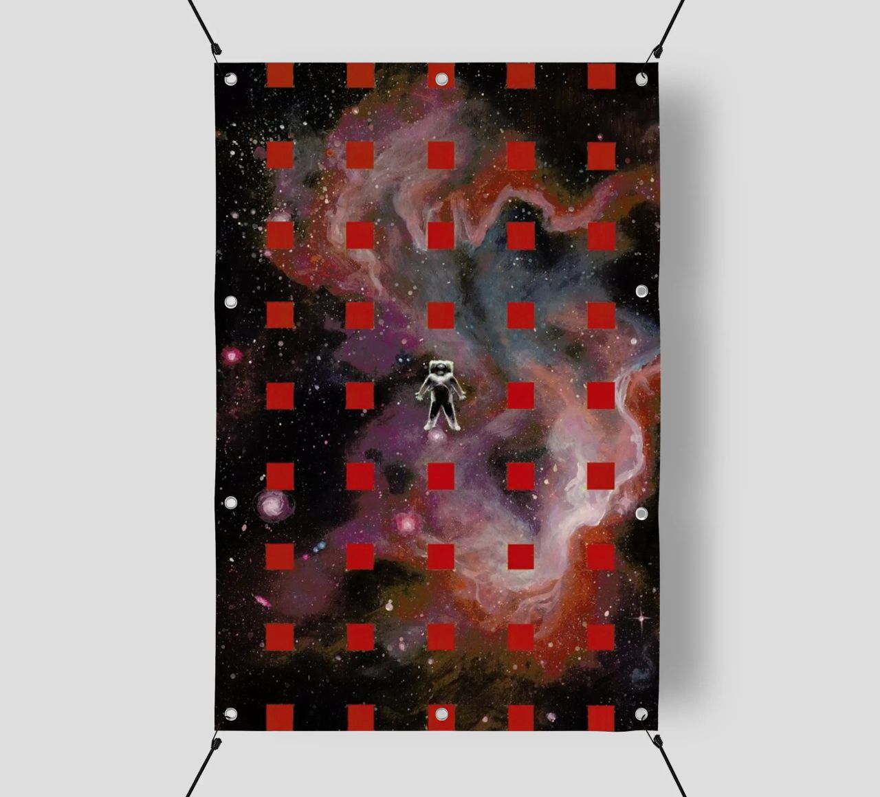 Lost In Red telo in pvc da Jared Yamahata