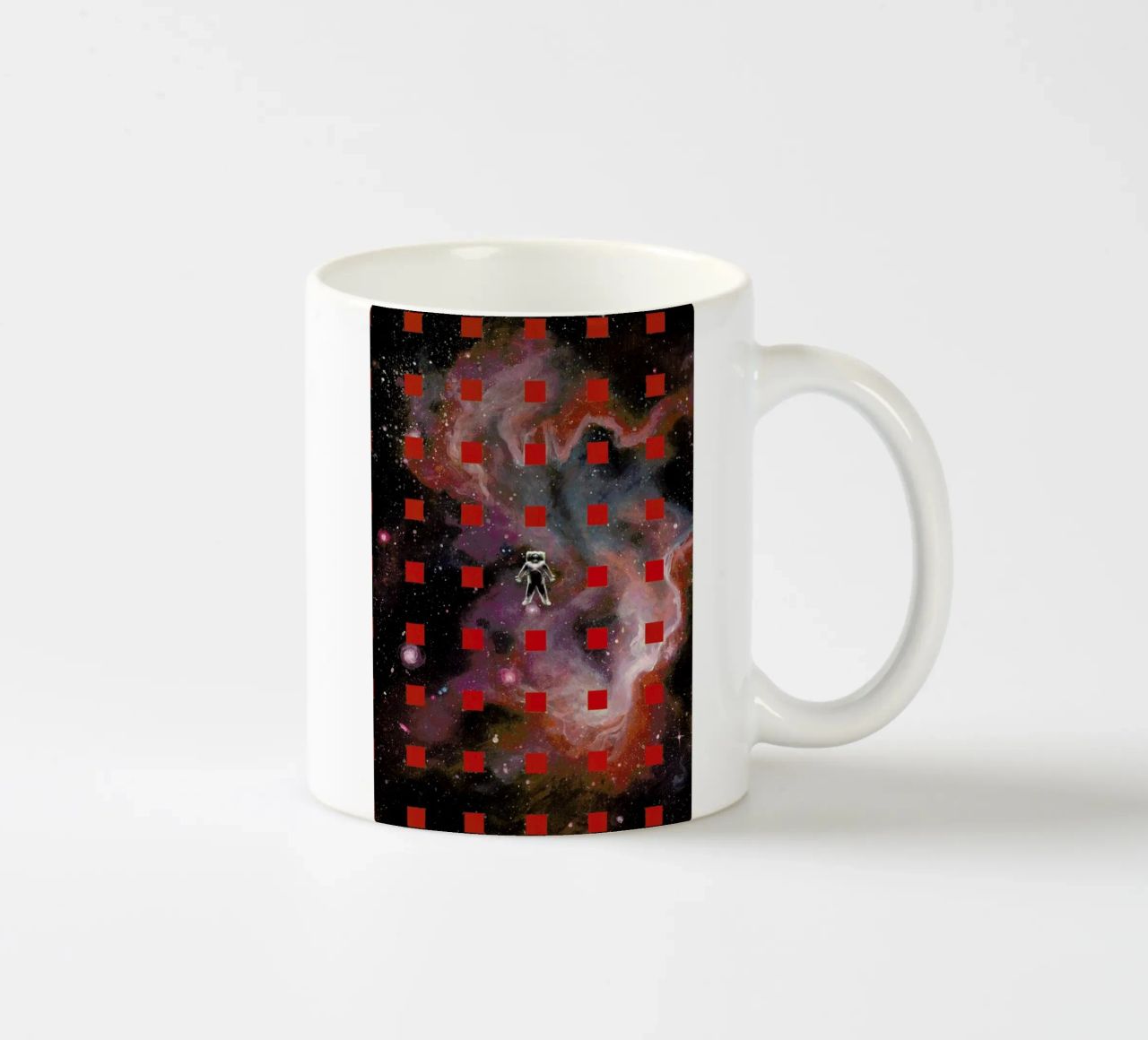 Lost In Red tazza in ceramica da Jared Yamahata
