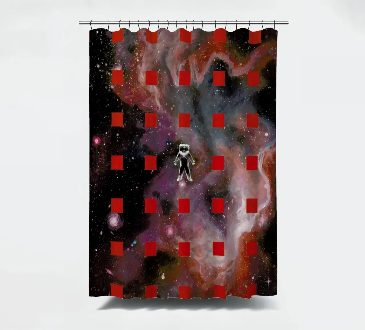 Lost In Red tenda da doccia da Jared Yamahata