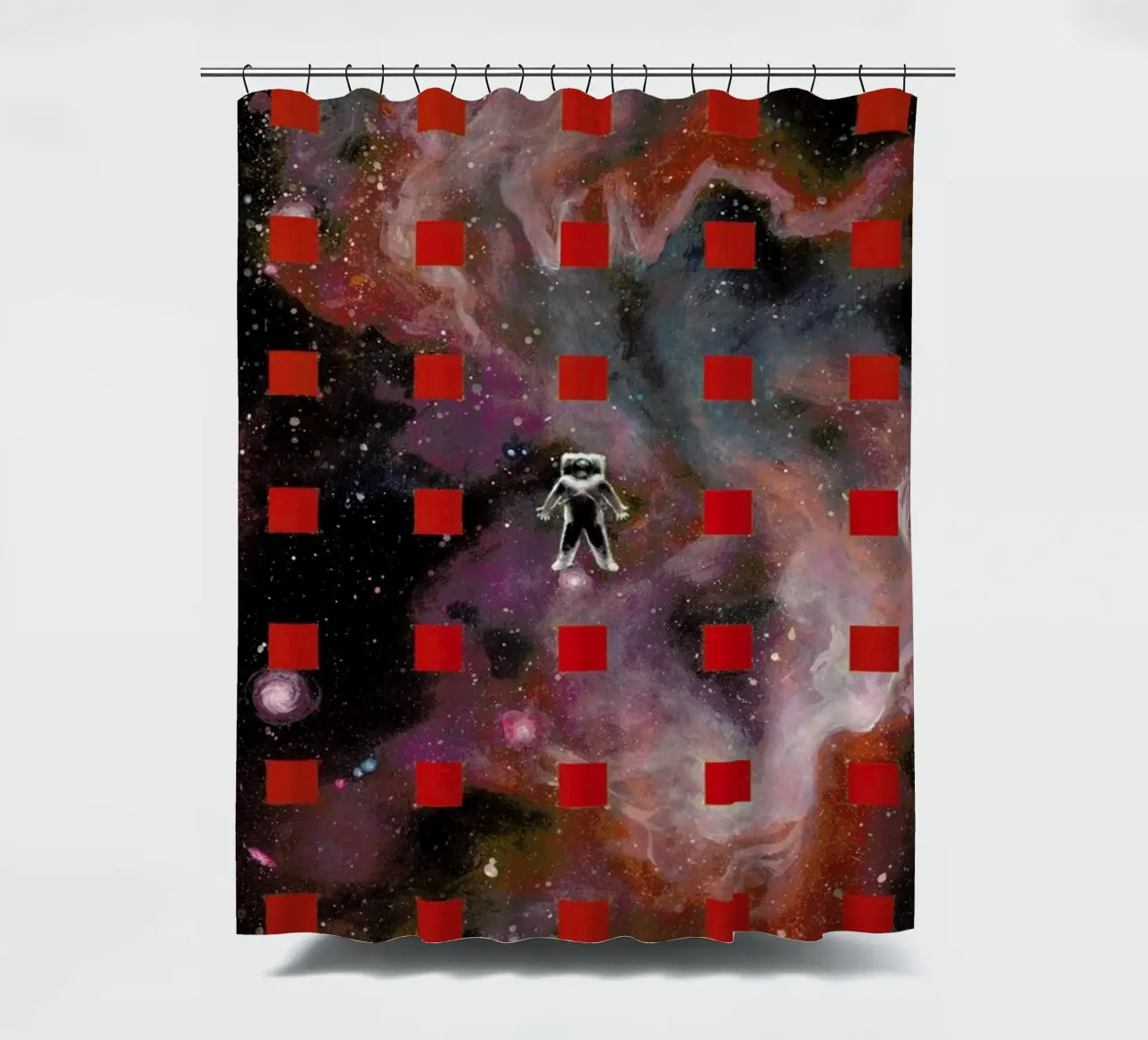 Lost In Red tenda da doccia da Jared Yamahata