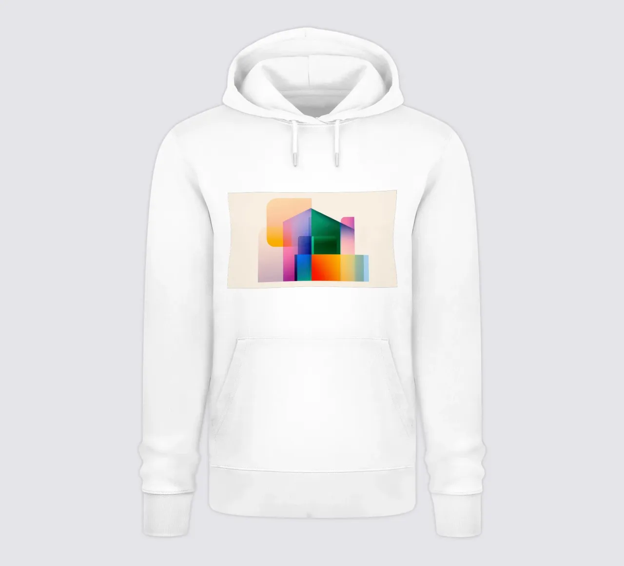 Composizioni geometriche felpa con cappuccio da Geometric