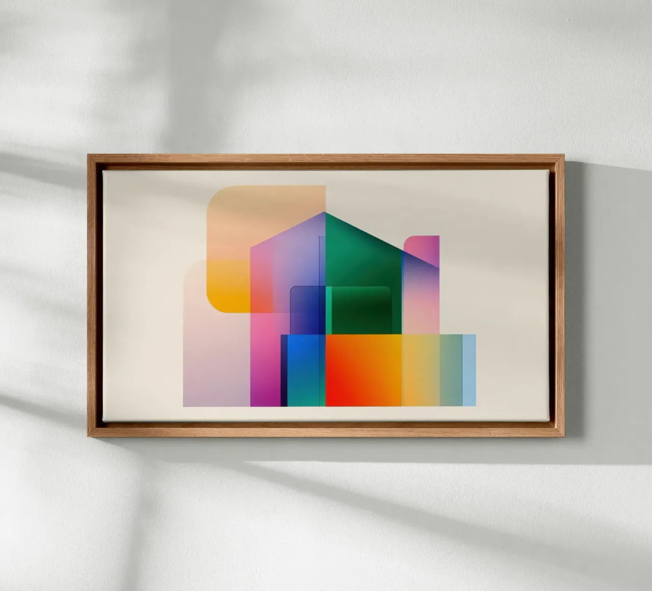 Geometric compositions canvas by Geometric