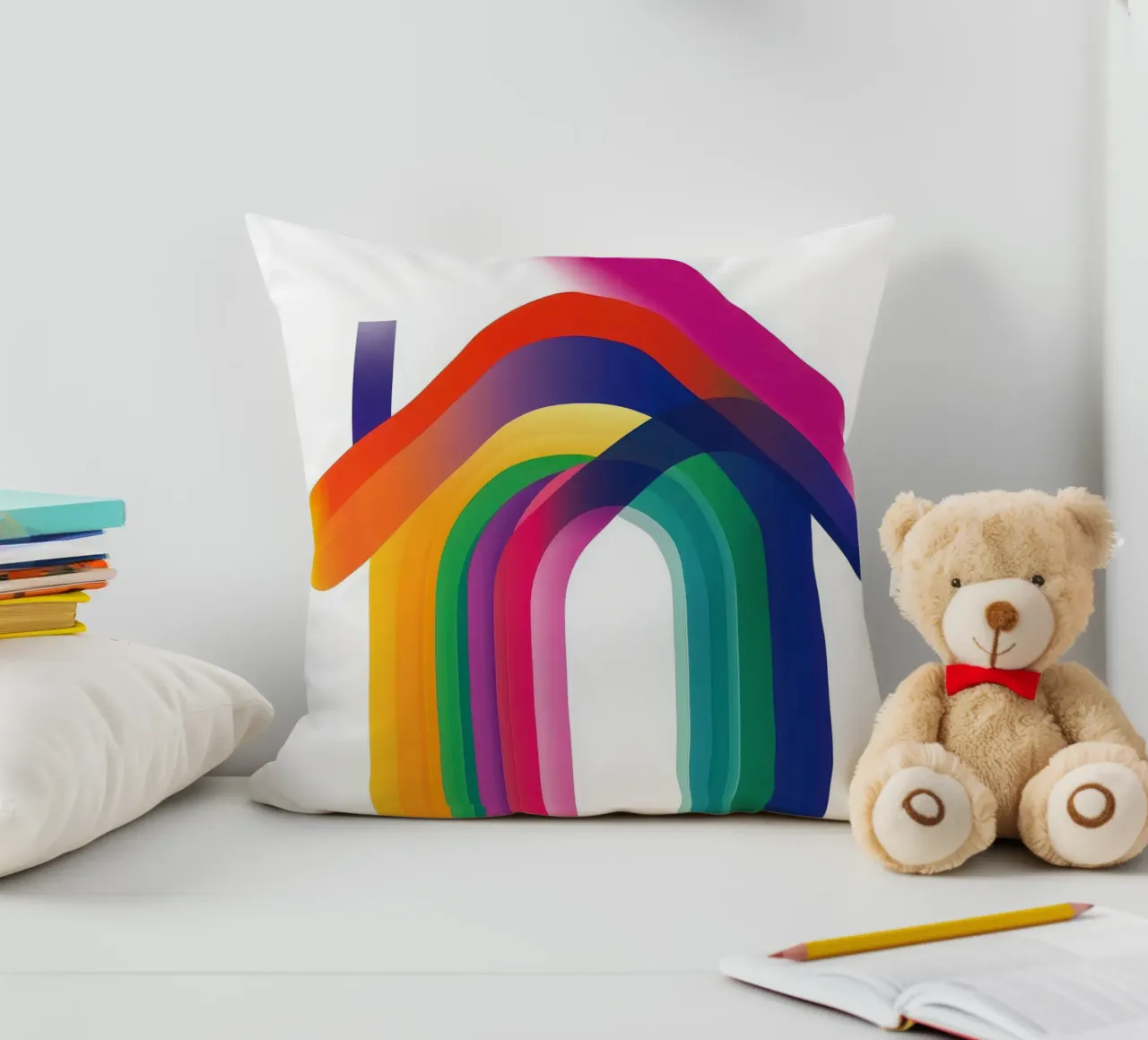 Arco colorato cuscino da Geometric