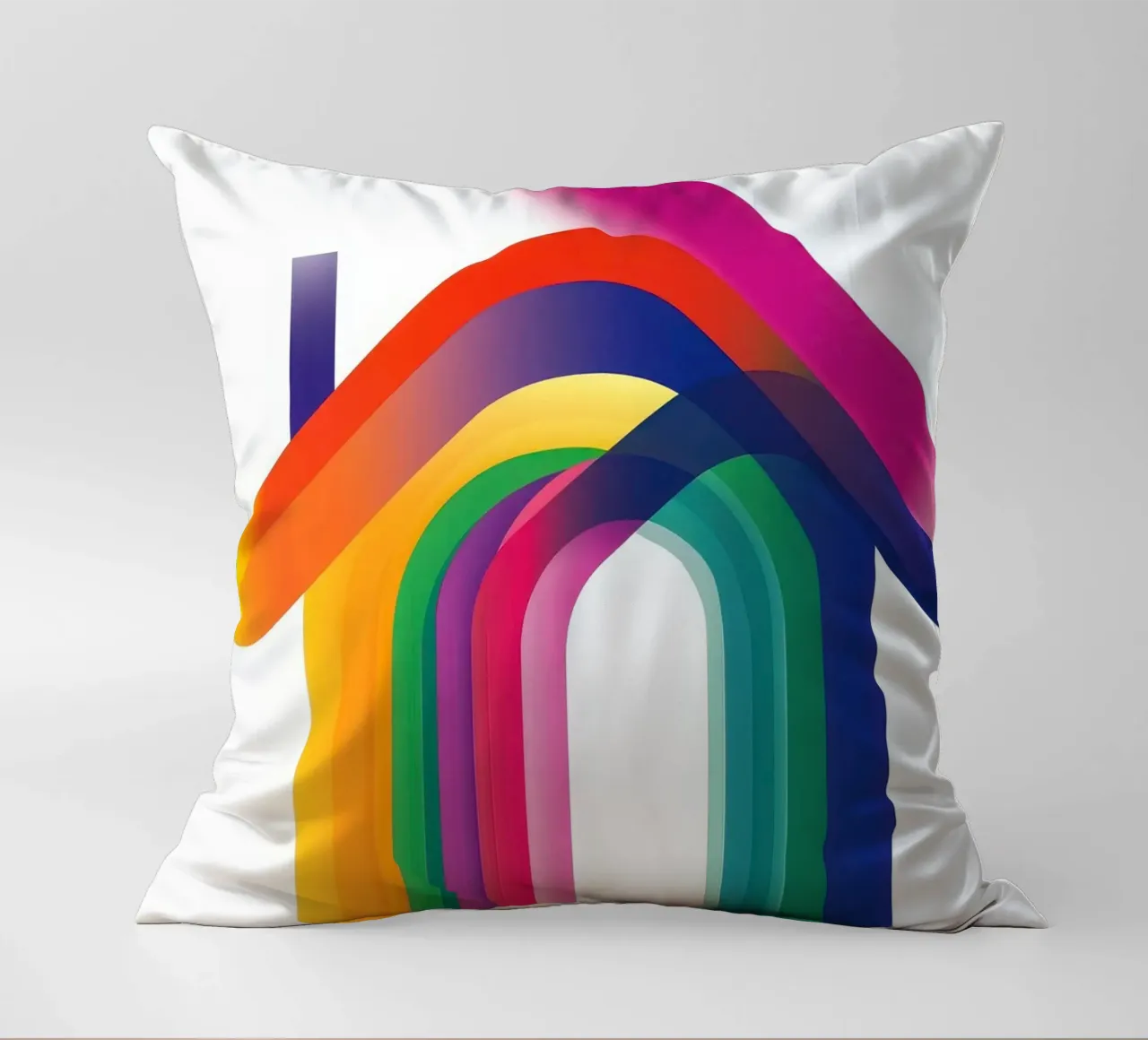 Arco colorato cuscino da Geometric