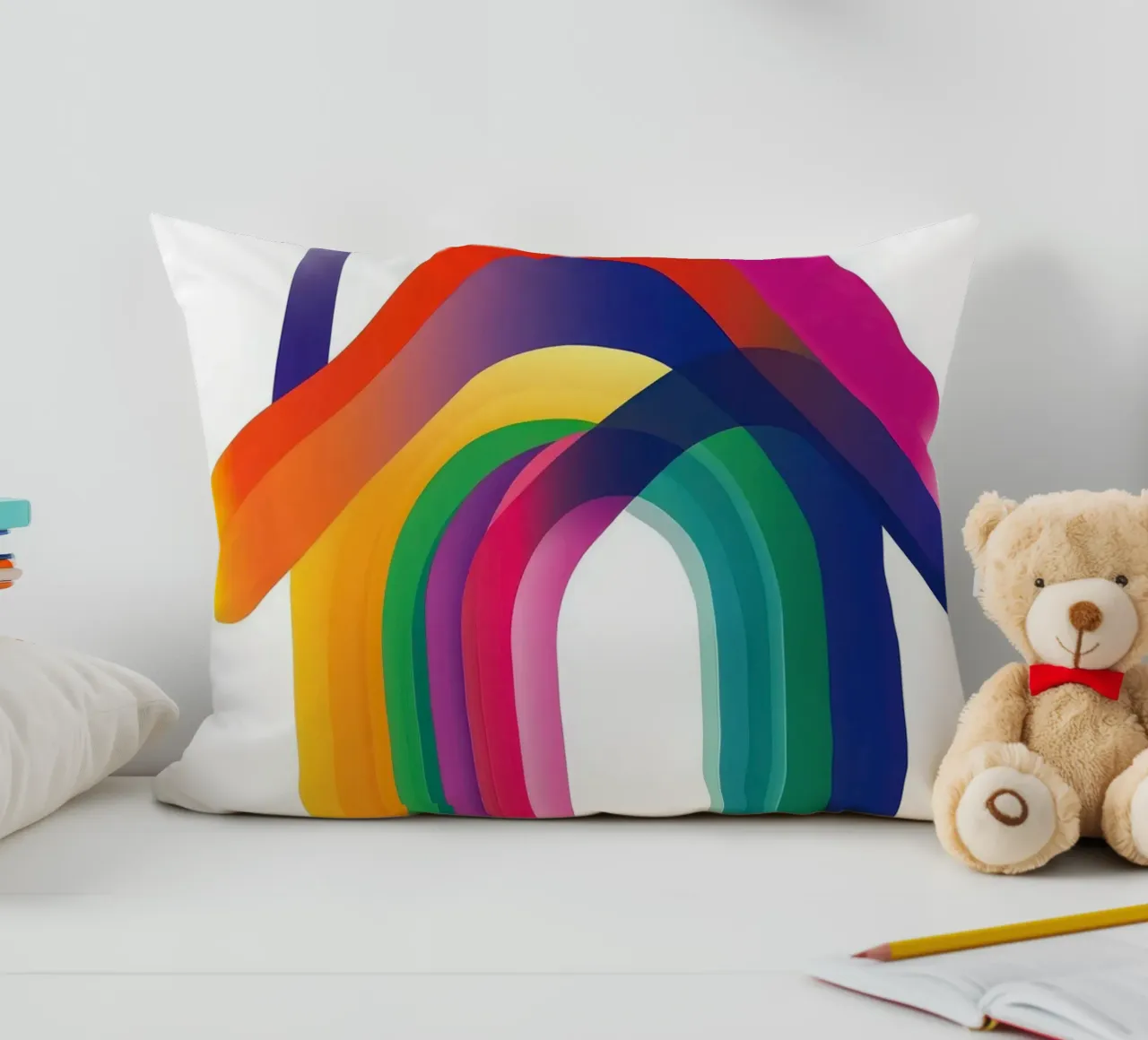 Arco colorato cuscino da Geometric