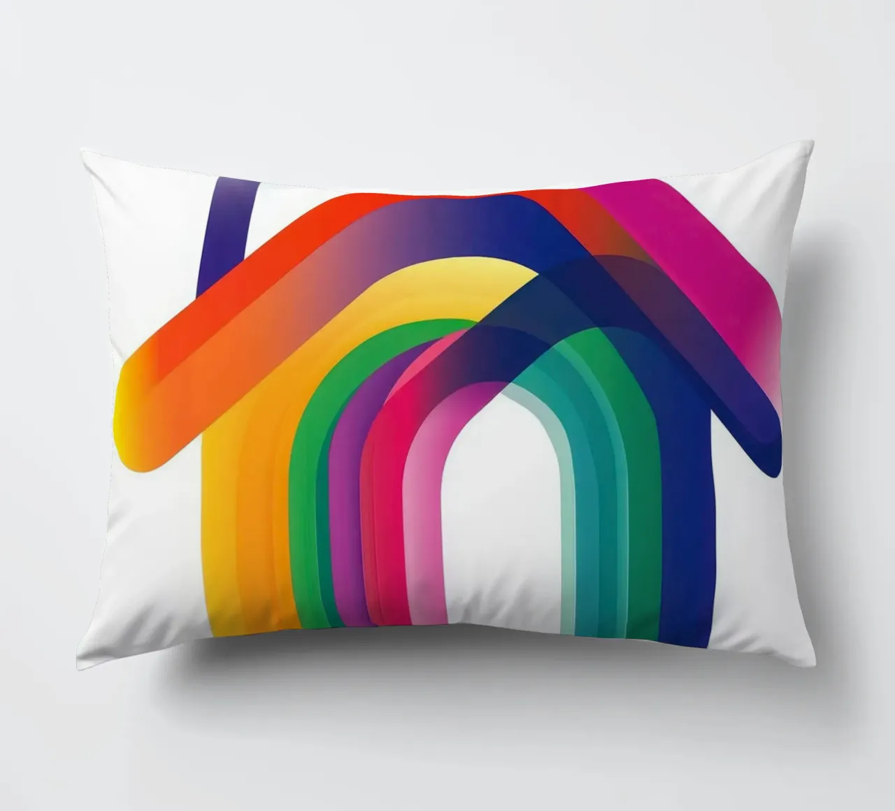 Arco colorato cuscino da Geometric