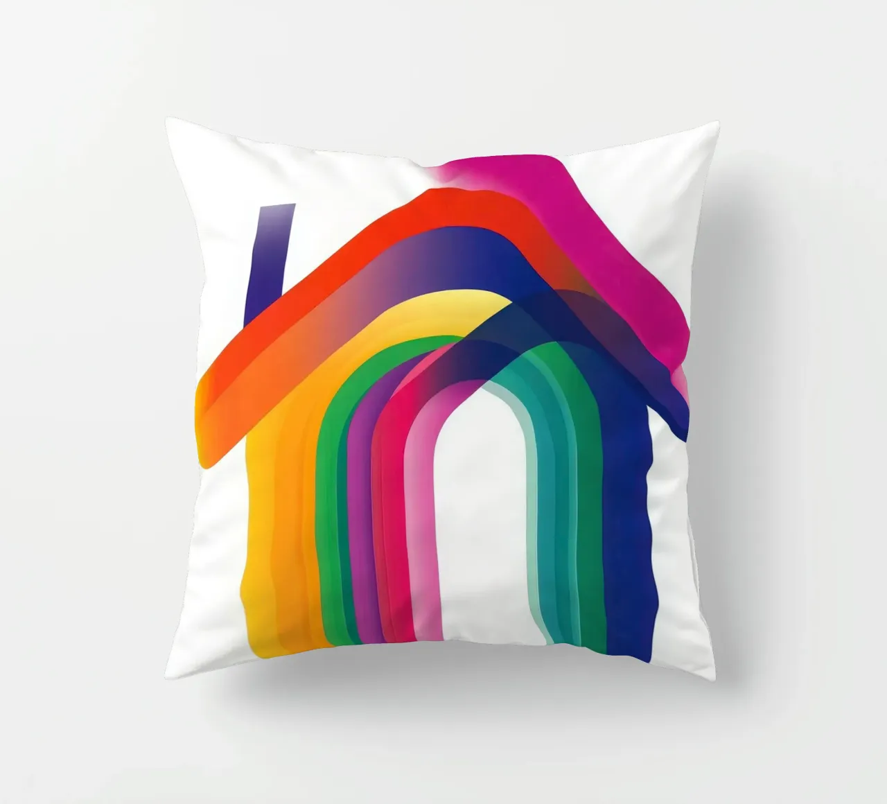 Arco colorato cuscino da Geometric