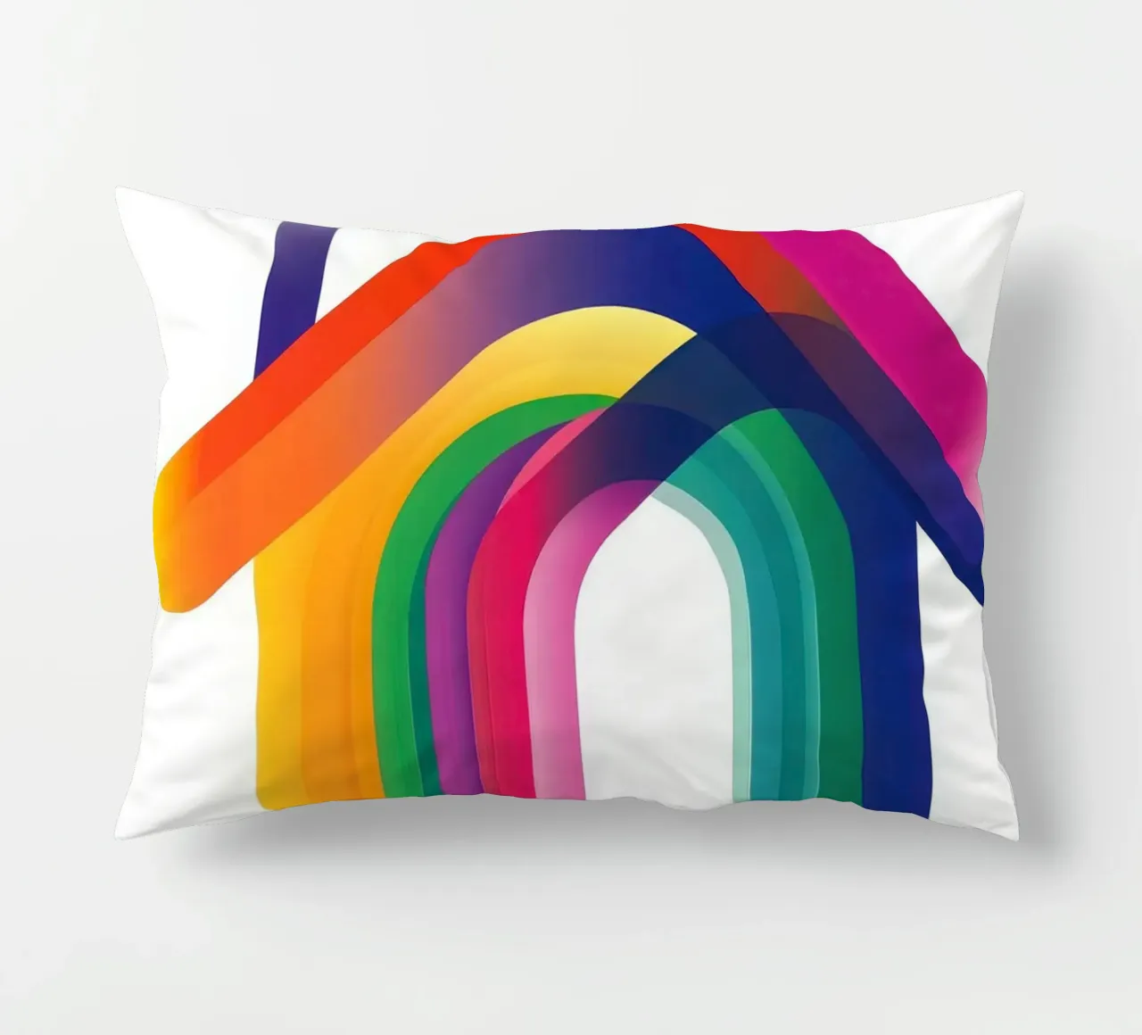 Arco colorato cuscino da Geometric
