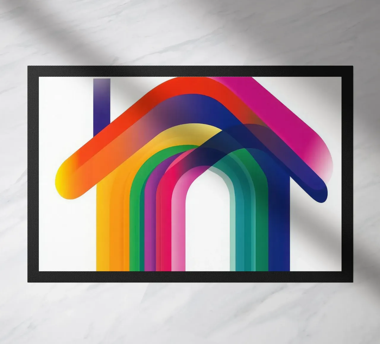 Arco colorato zerbino da Geometric