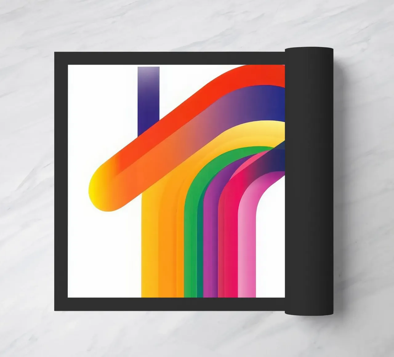 Arco colorato zerbino da Geometric