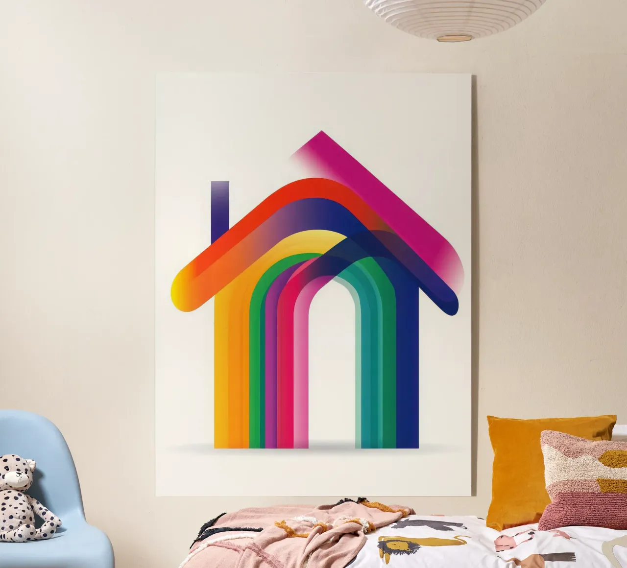 Arco colorato plexiglass da Geometric