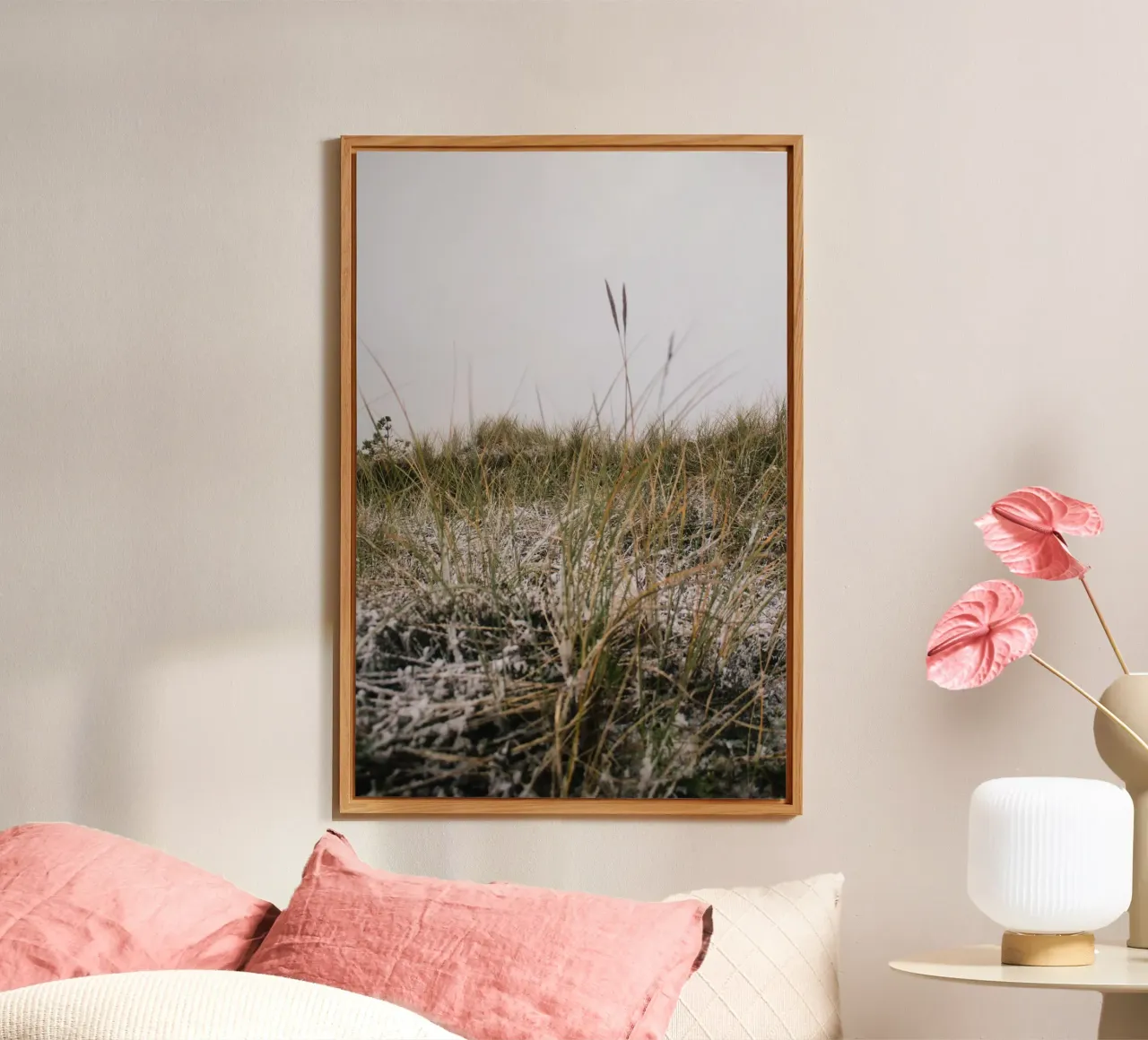 L'erba in inverno alluminio dibond da The Wild Creative Studio
