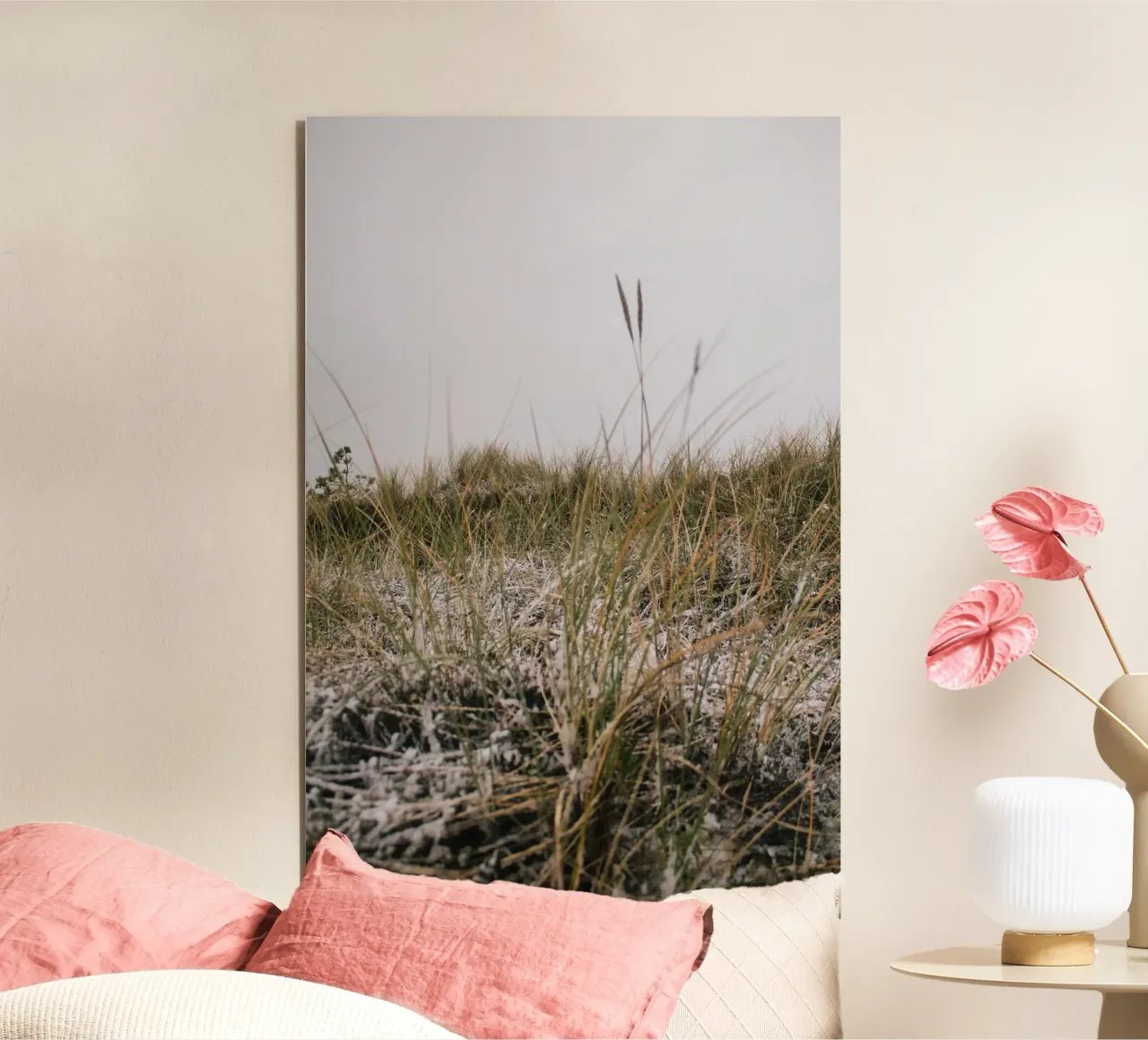 L'erba in inverno alluminio dibond da The Wild Creative Studio
