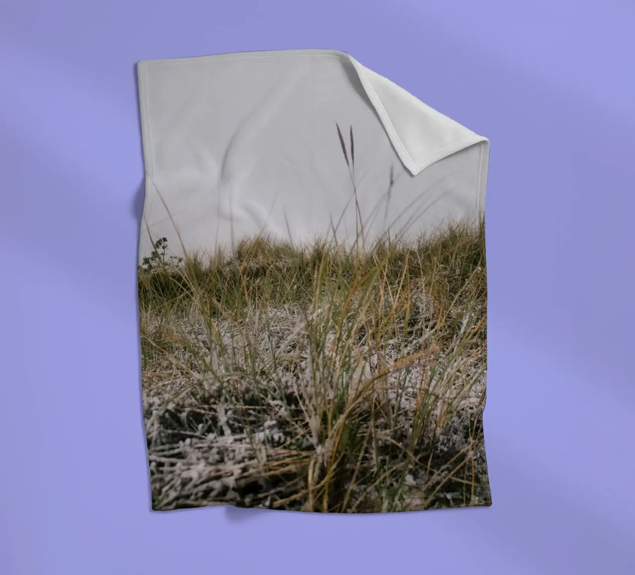 L'erba in inverno coperta in pile da The Wild Creative Studio