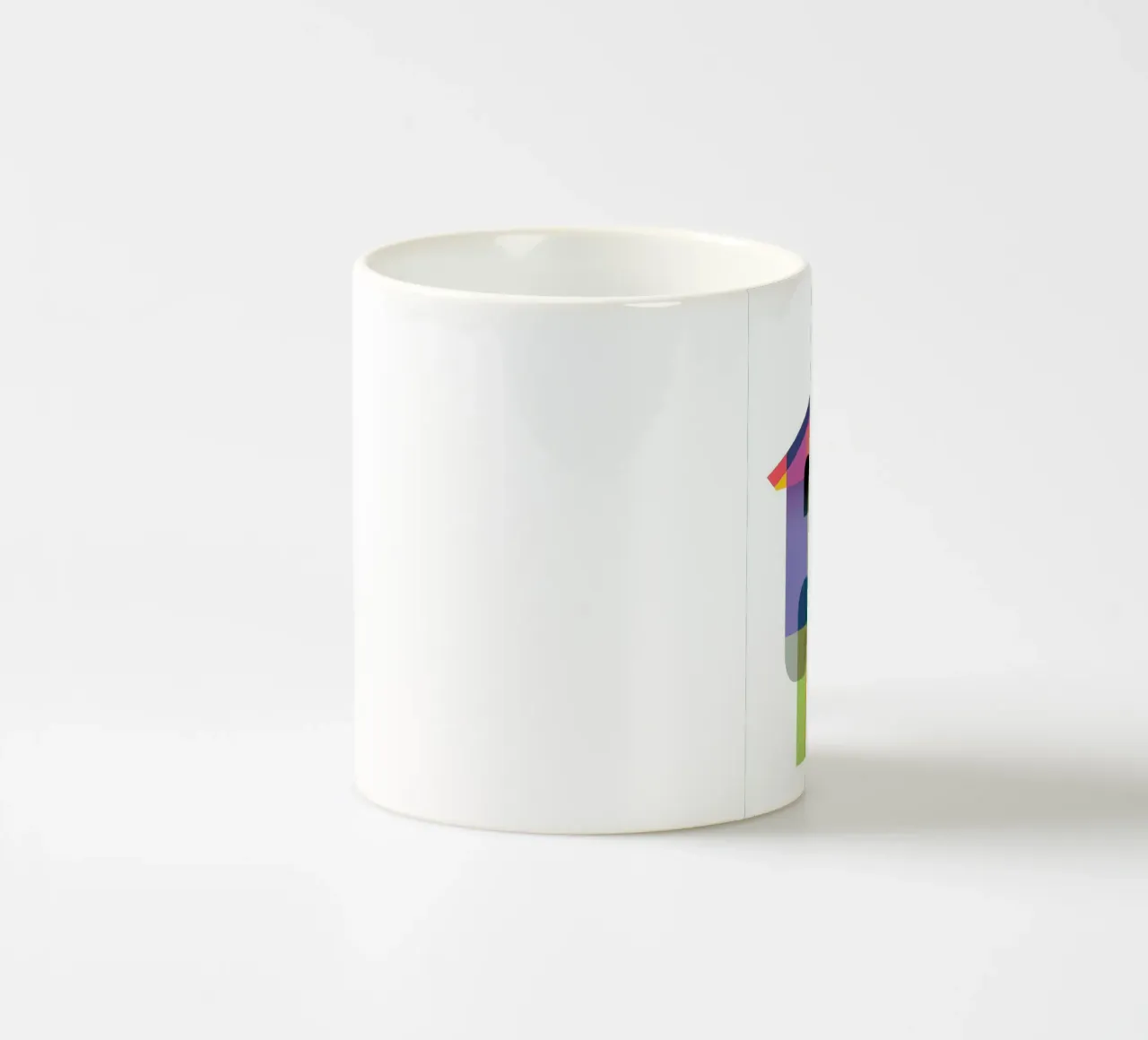 Casa geometrica tazza in ceramica da Geometric