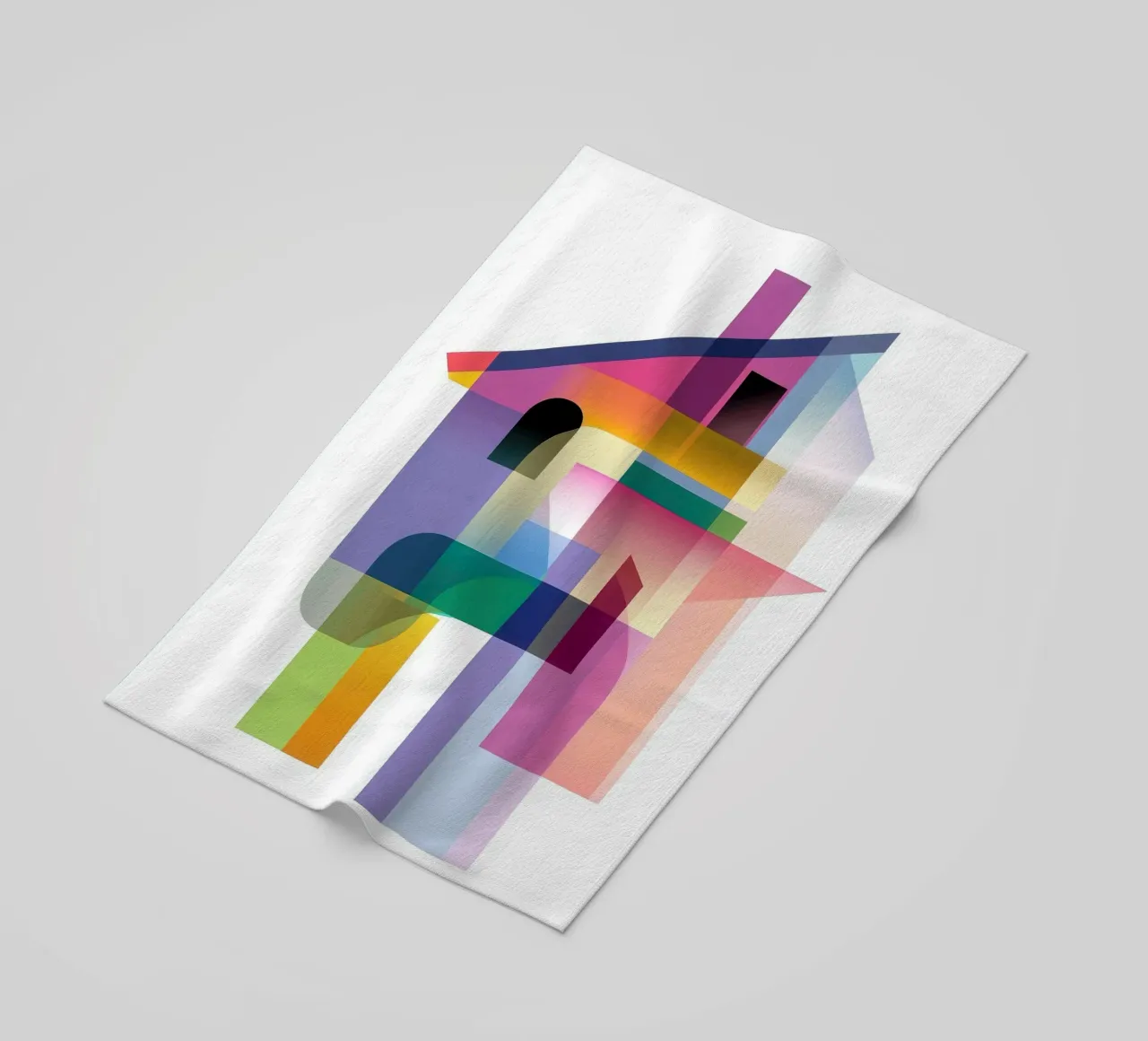Casa geometrica telo mare da Geometric