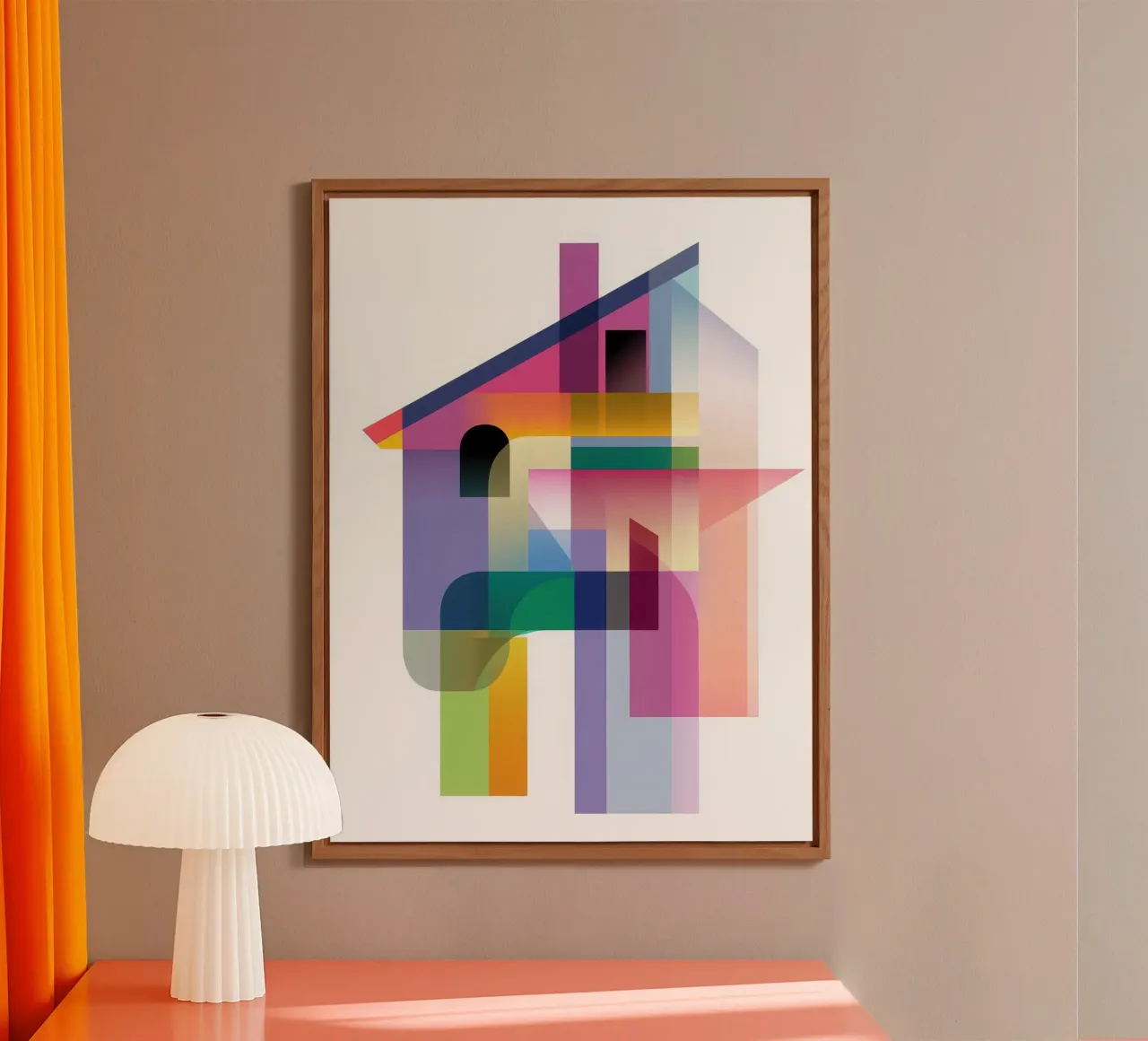 Casa geometrica alluminio dibond da Geometric
