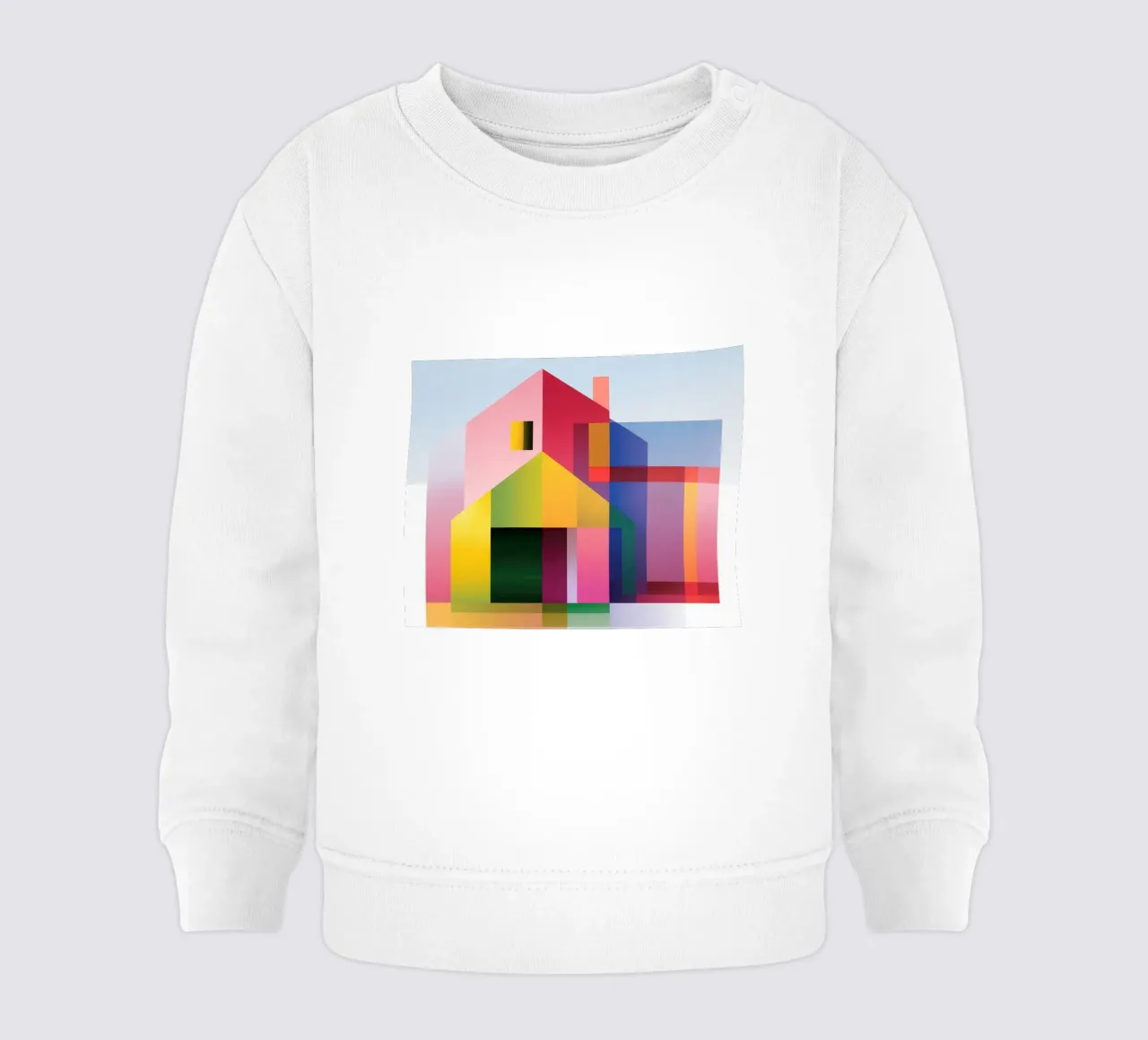 Composición arquitectónica sudadera de bebé de Geometric