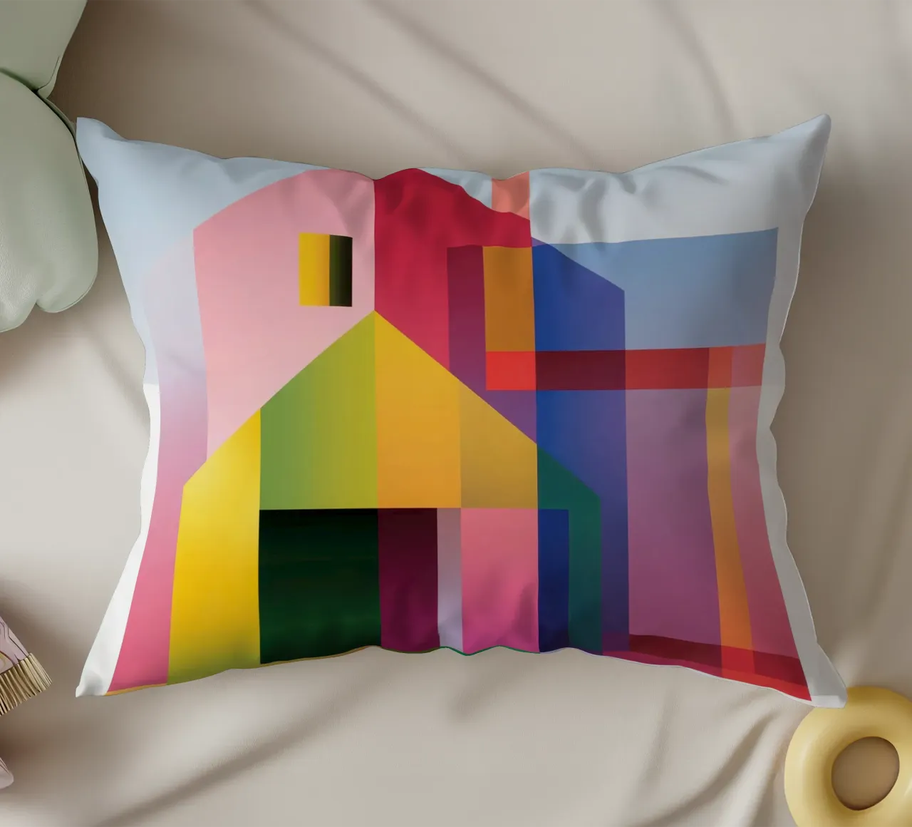 Composizione architettonica cuscino da Geometric