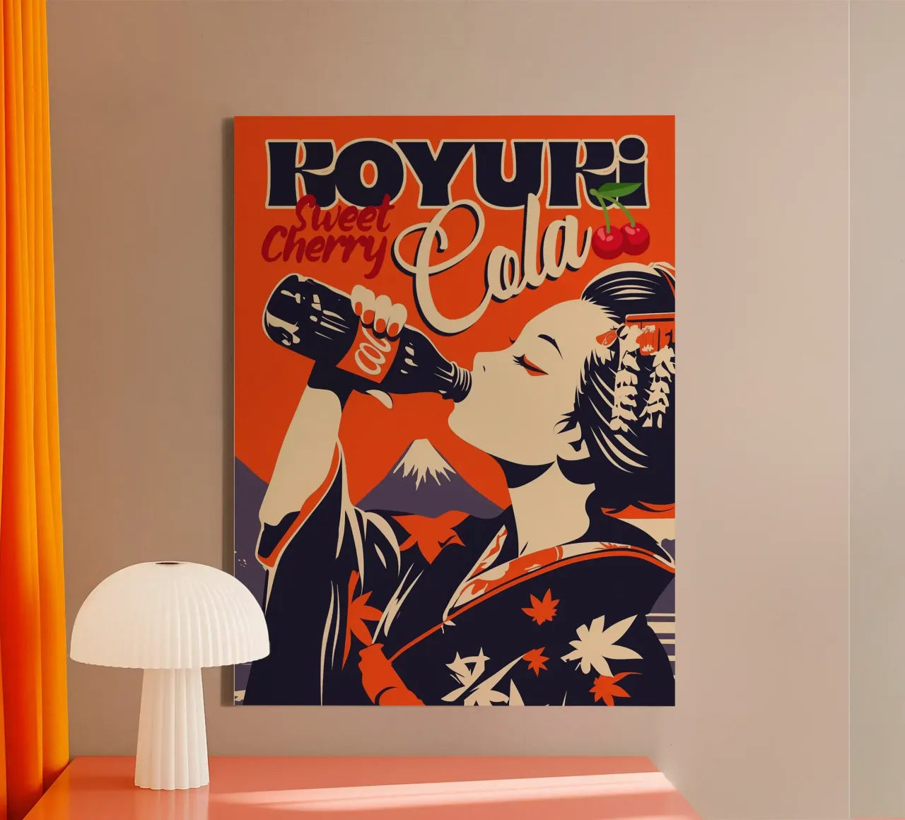 Koyuki Cola tela con Cornice a cassetta da 2toastdesign