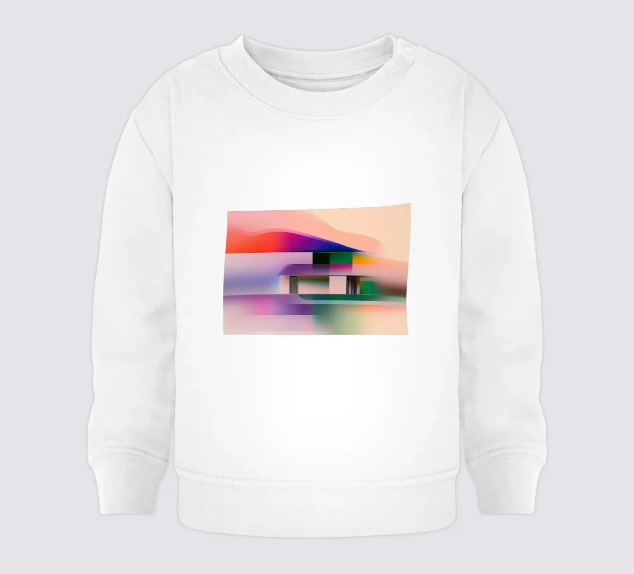 Paesaggio cromatico felpa neonato da Geometric