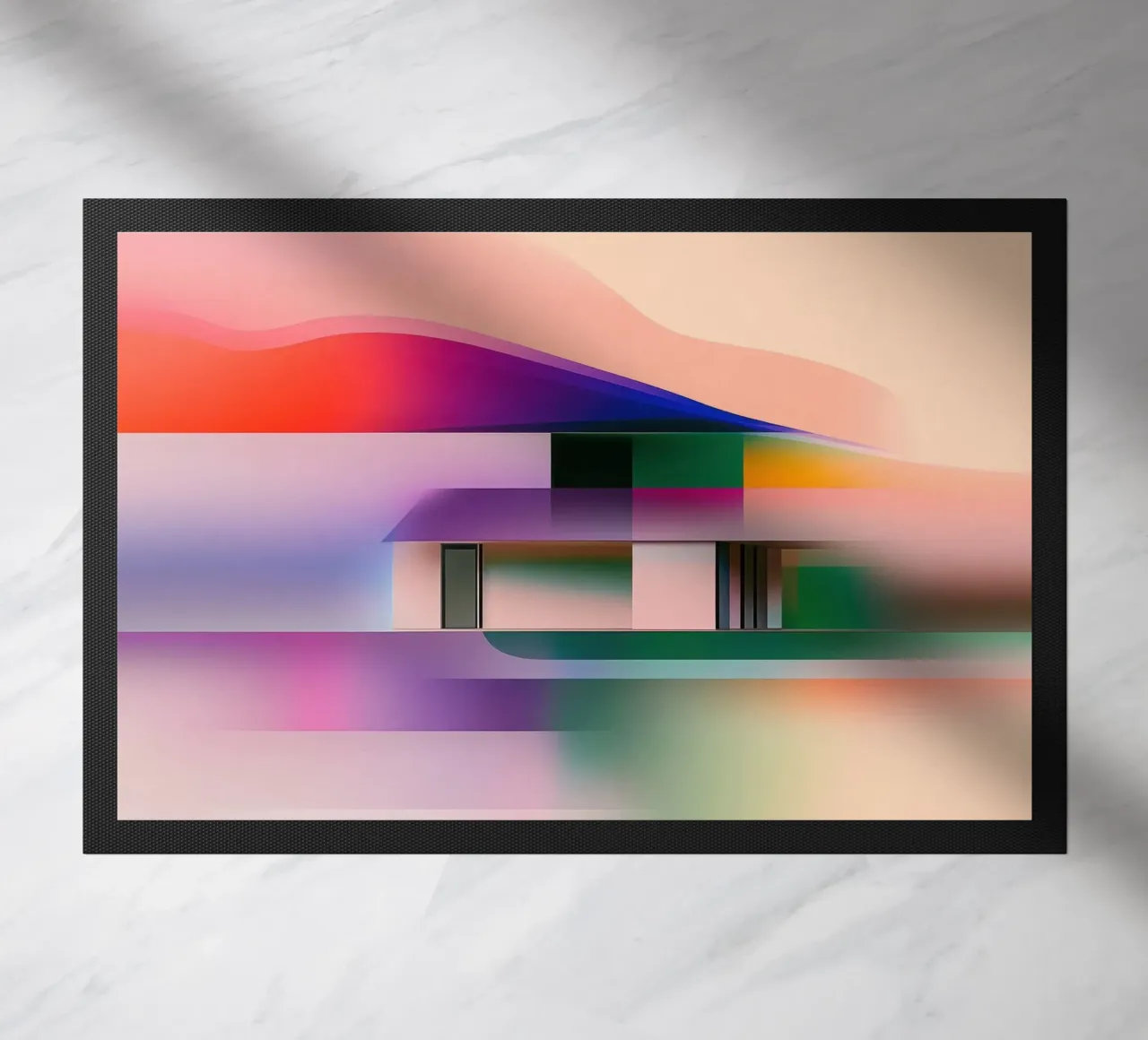 Paesaggio cromatico zerbino da Geometric
