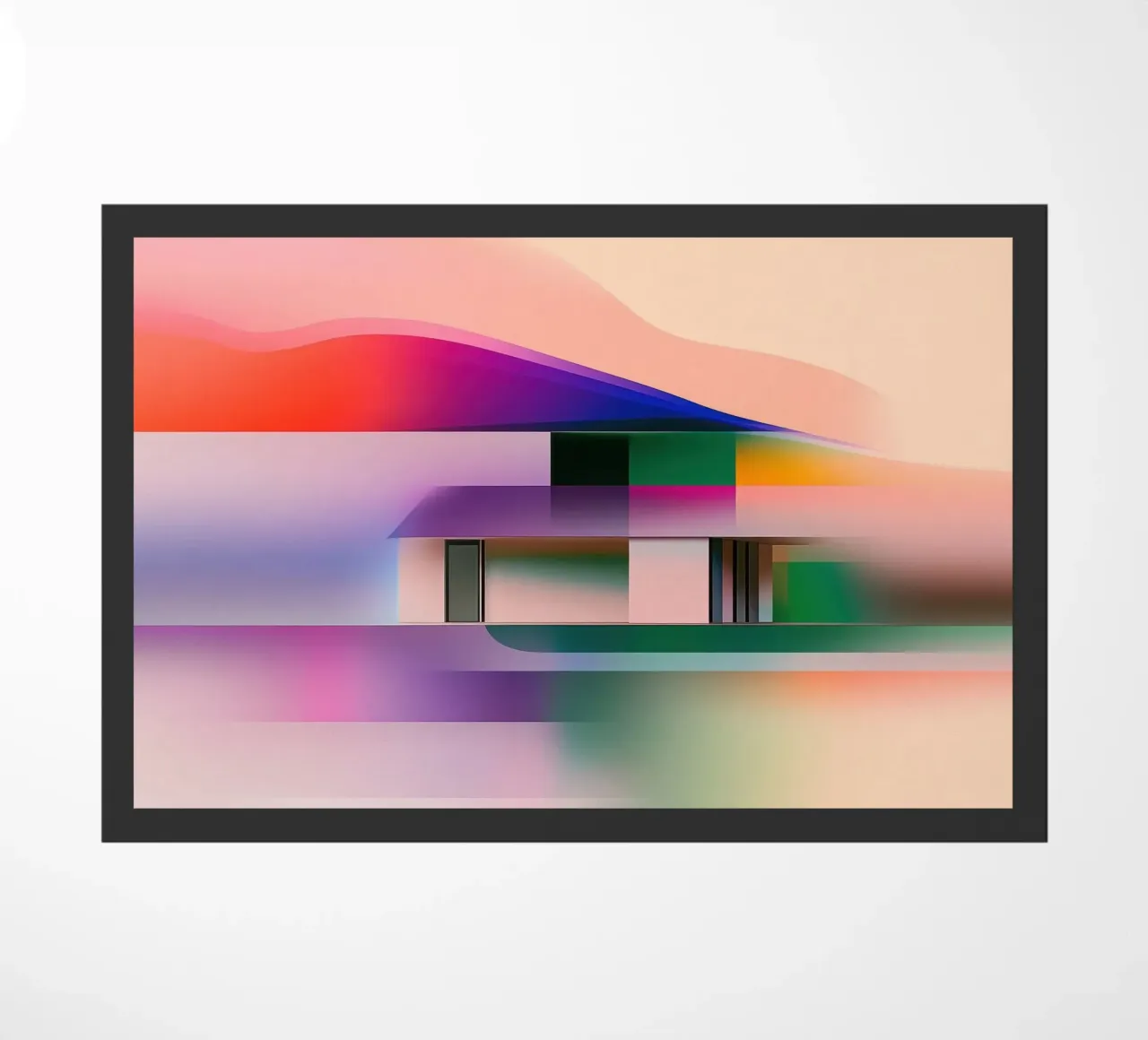 Paesaggio cromatico zerbino da Geometric
